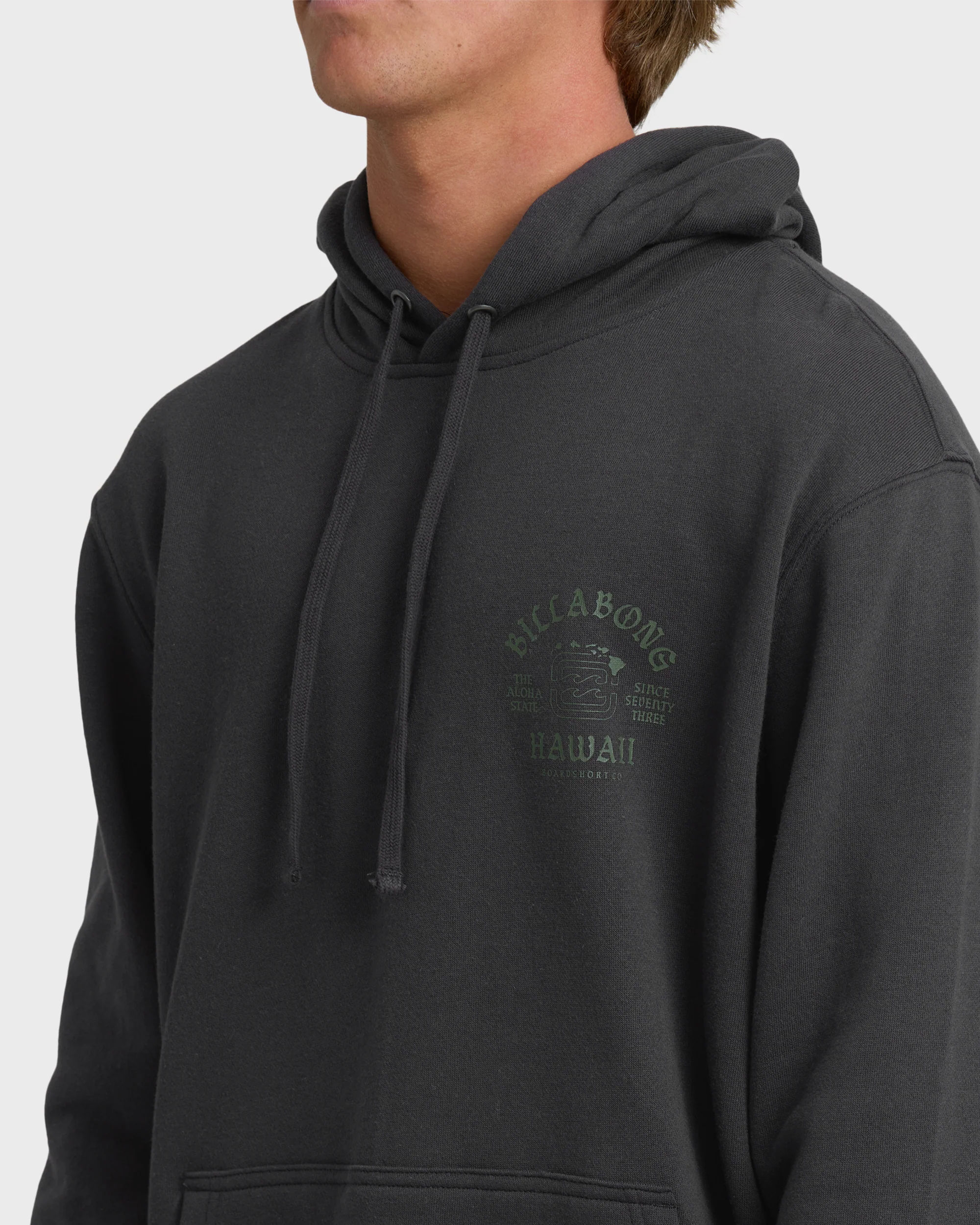 Island Chain Hawaii Pullover Hoodie - Black - Image 5