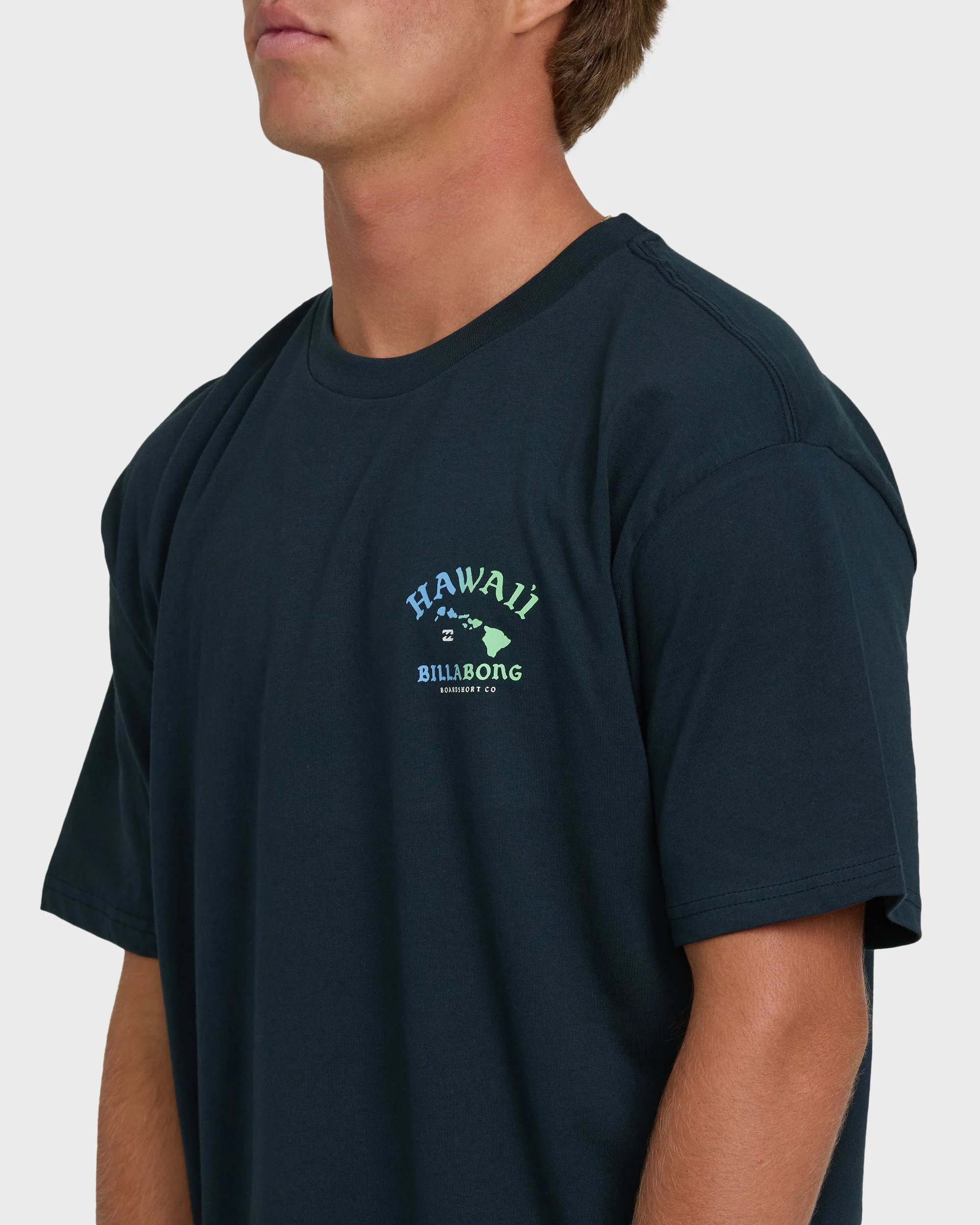Island Chain Hawaii Regular Short Sleeve Tee - Navy - Image 5