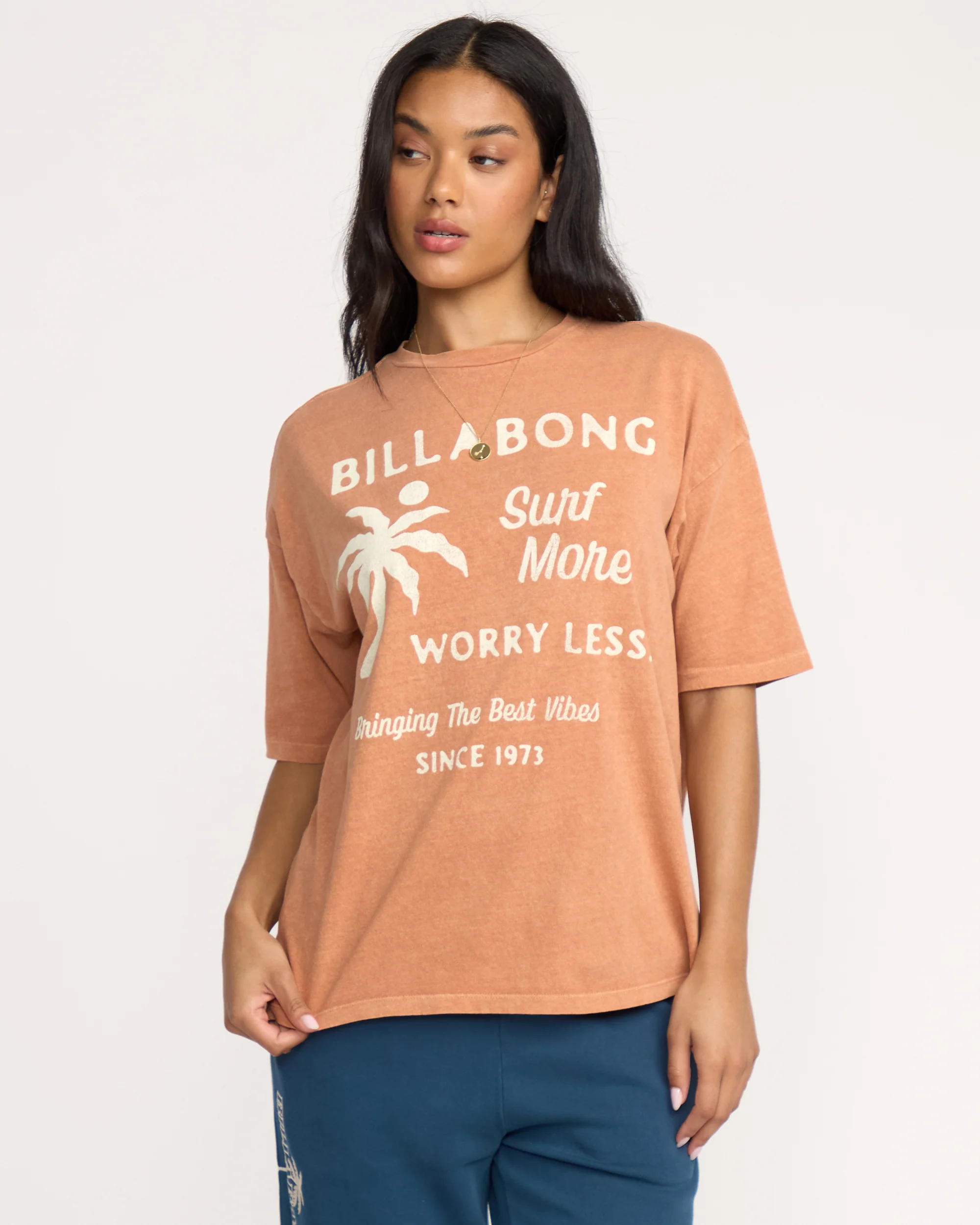 Jumps In Water Short Sleeve Tee - Sunburnt - Image 3
