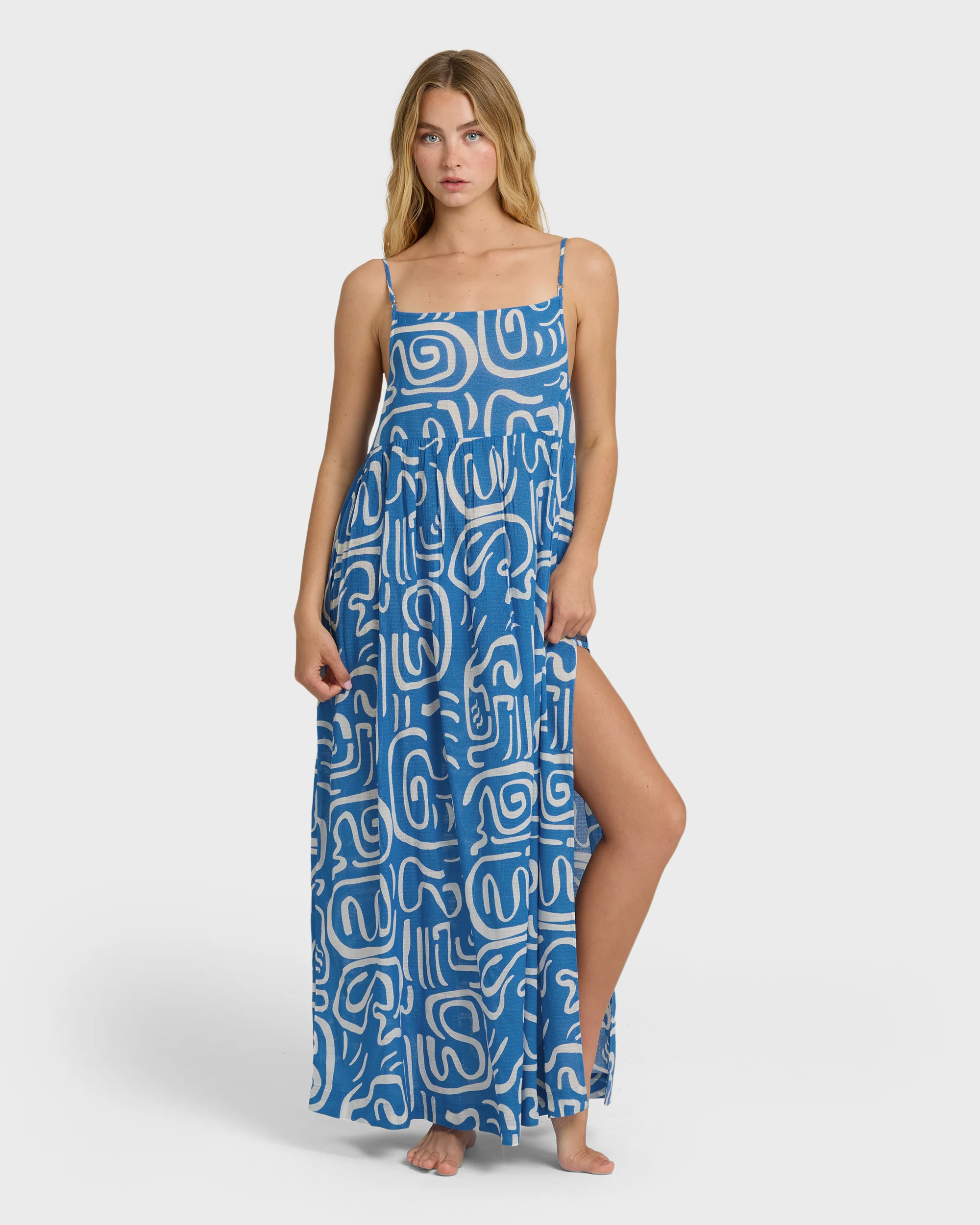 Juno Maxi Dress - True Blue - Image 4