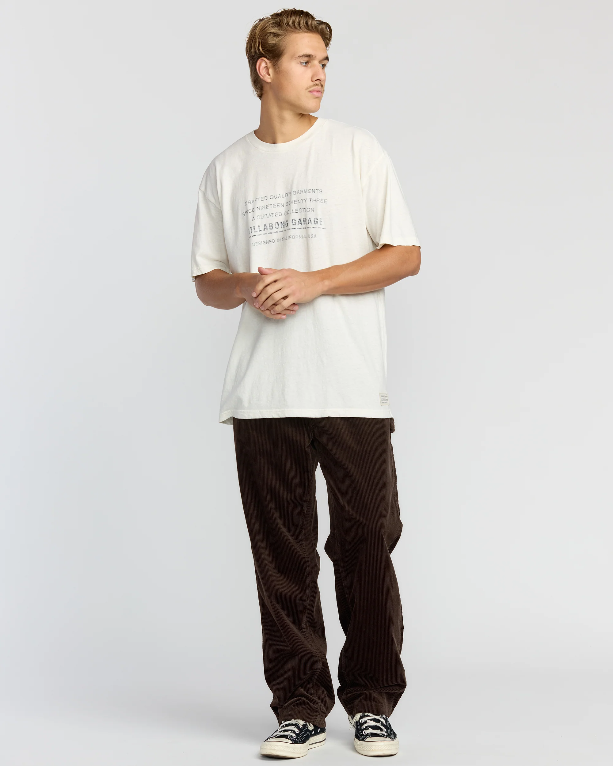 Larry Cord Garage Pants - Chocolate - Image 4