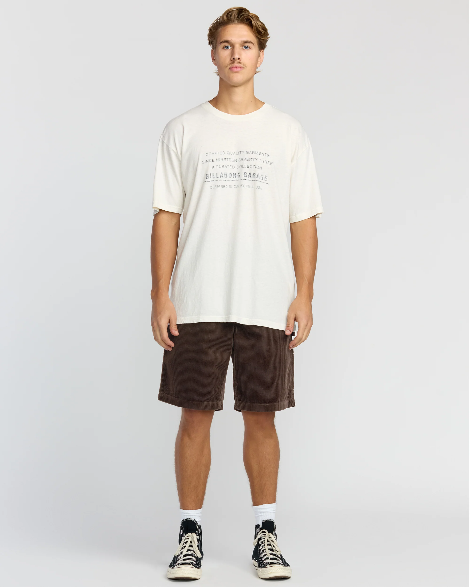 Larry Cord Garage Shorts - Chocolate - Image 4
