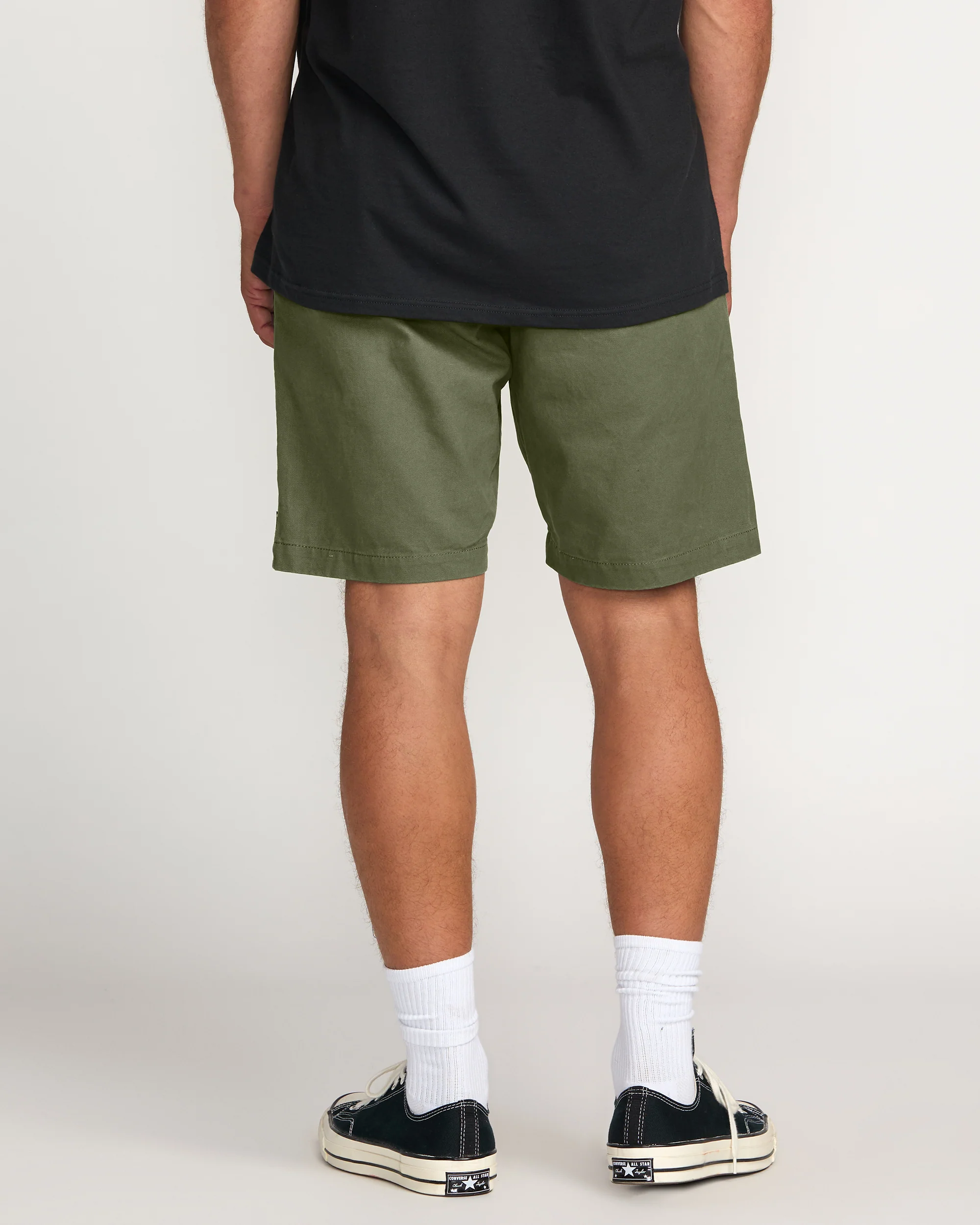 Larry Laybacks 19" Twill Shorts - Olive - Image 3