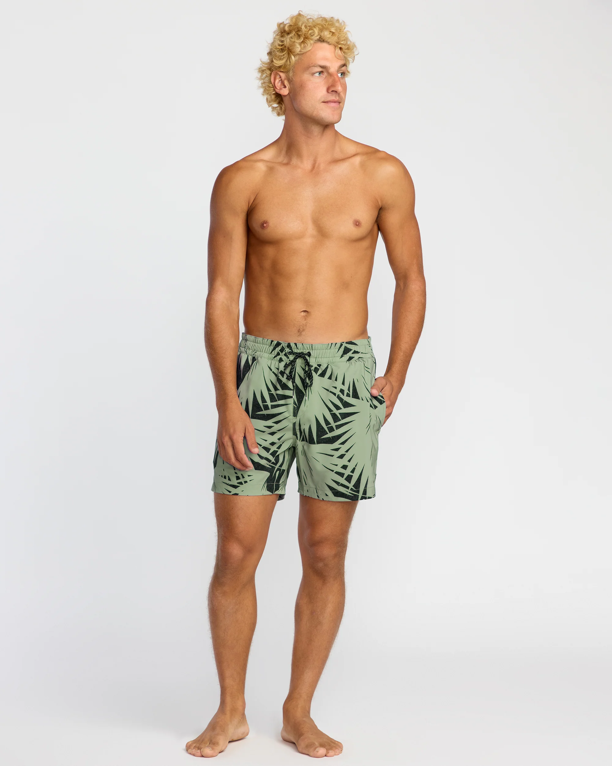Lineup Laybacks 16" Trunks - Spearmint - Image 5