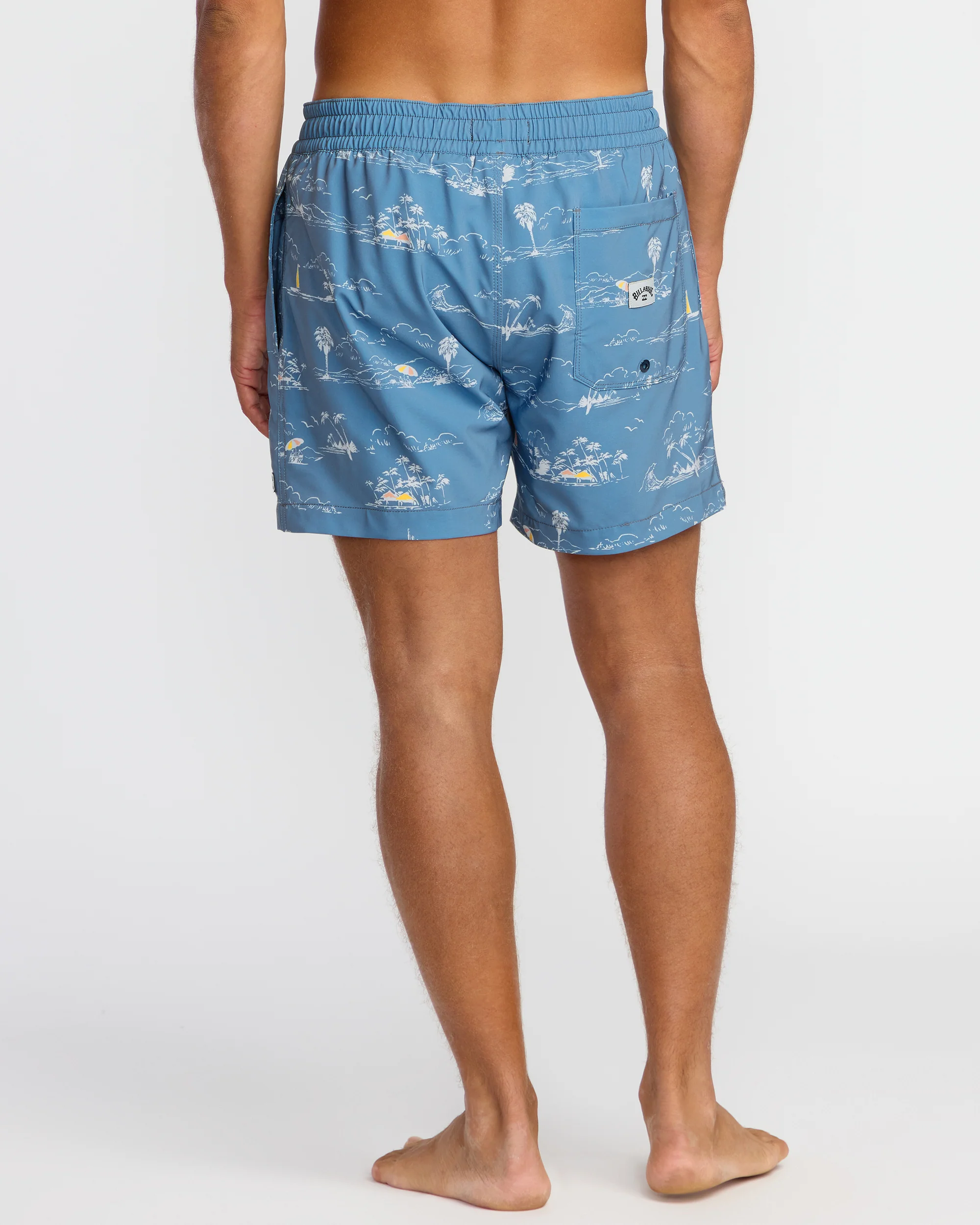 Lineup Laybacks 16" Trunks - Steel Blue - Image 2