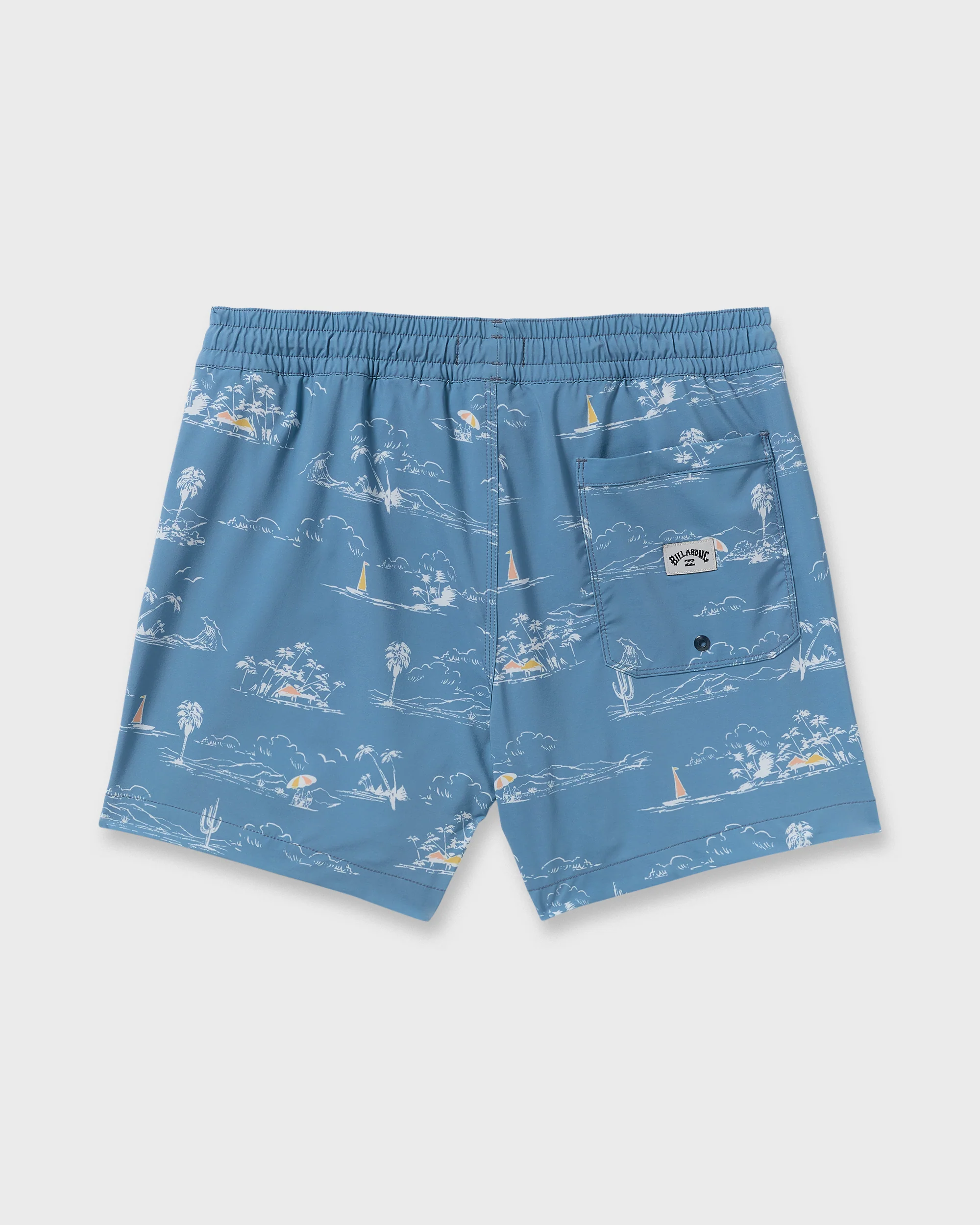 Lineup Laybacks 16" Trunks - Steel Blue - Image 9