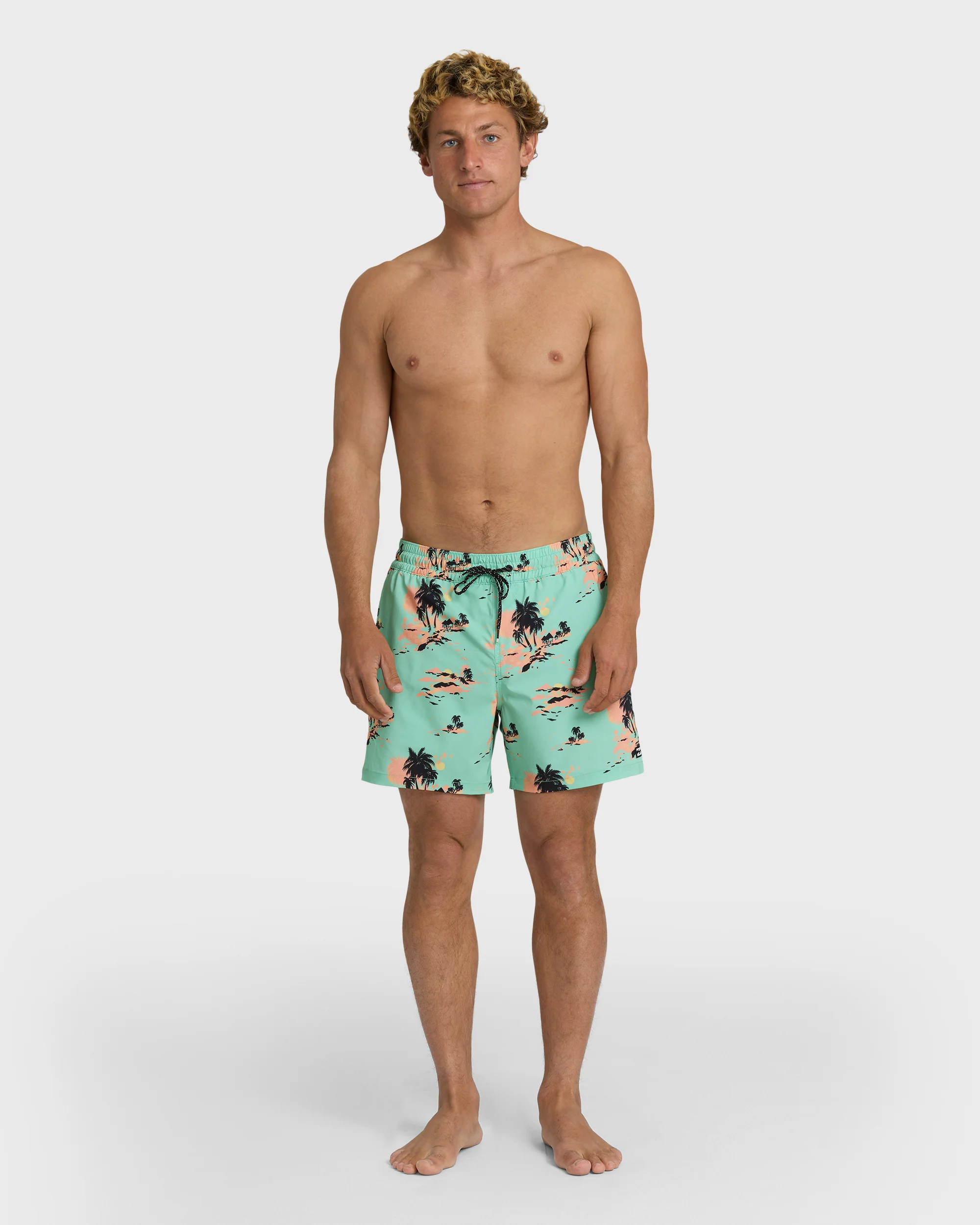 Lineup Layback 16" Trunks - Lime Green - Image 4