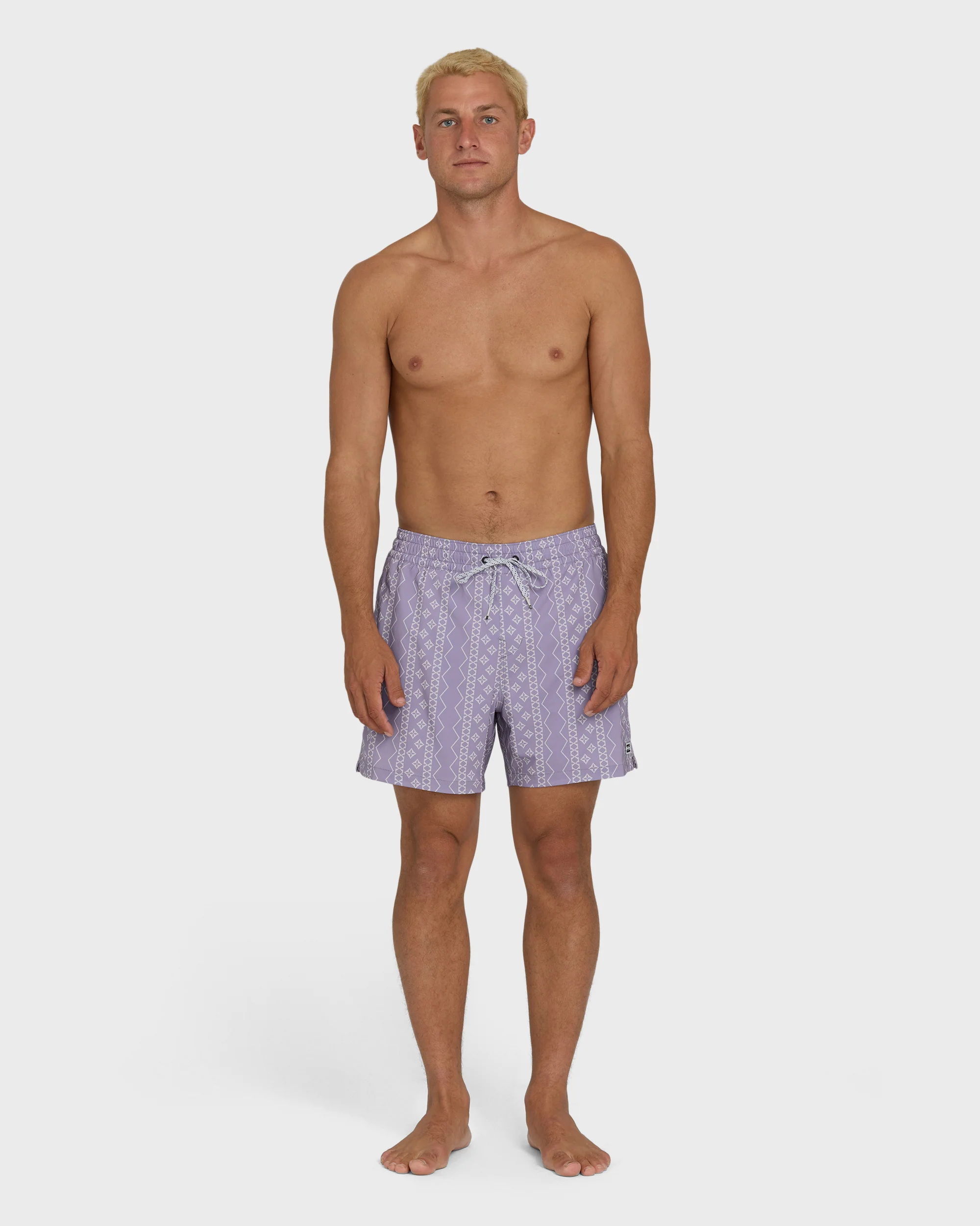 Lineup Layback 16" Trunks - Purple Ash - Image 4