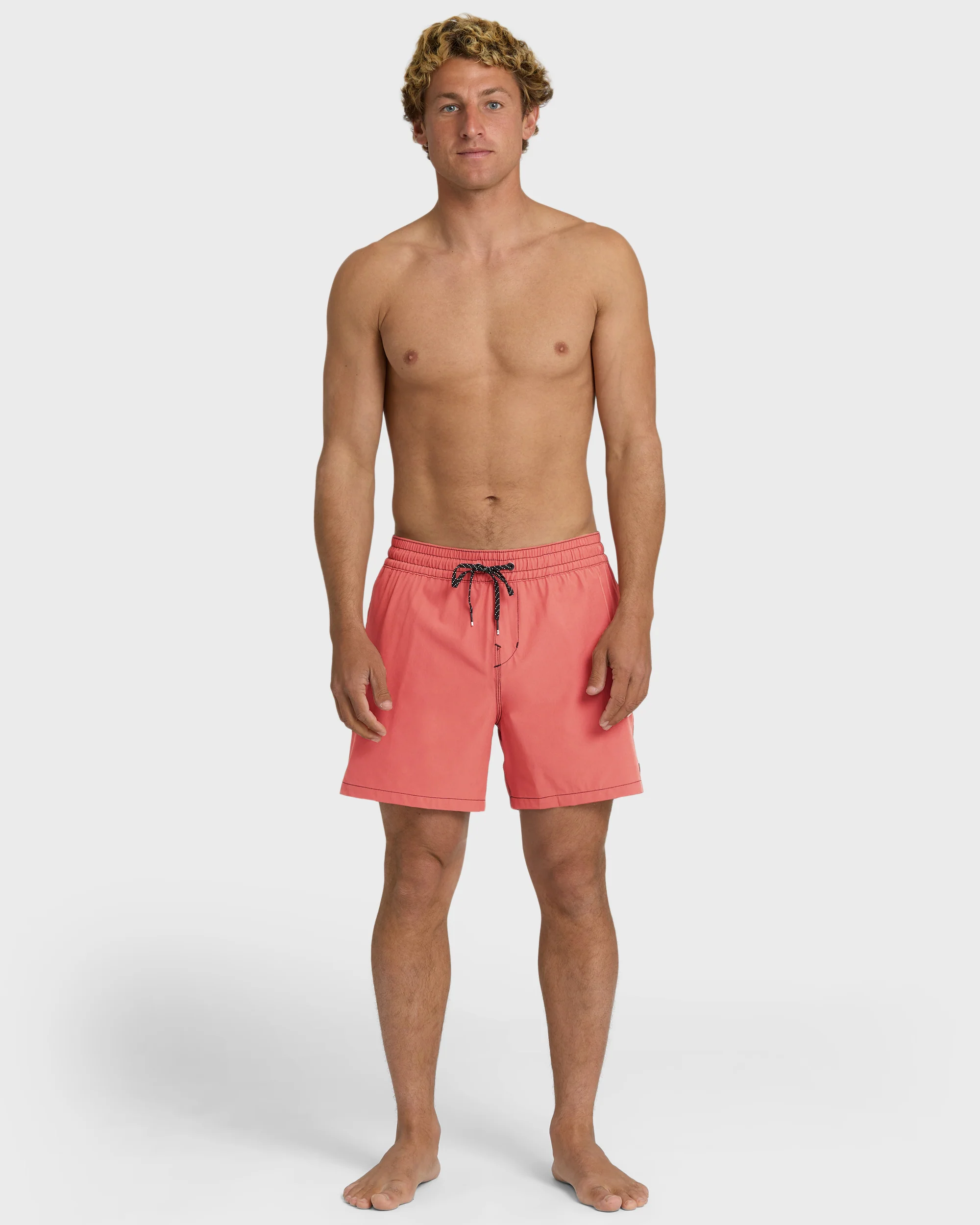 Lineup Solid Layback 16" Trunks - Bright Pink - Image 4