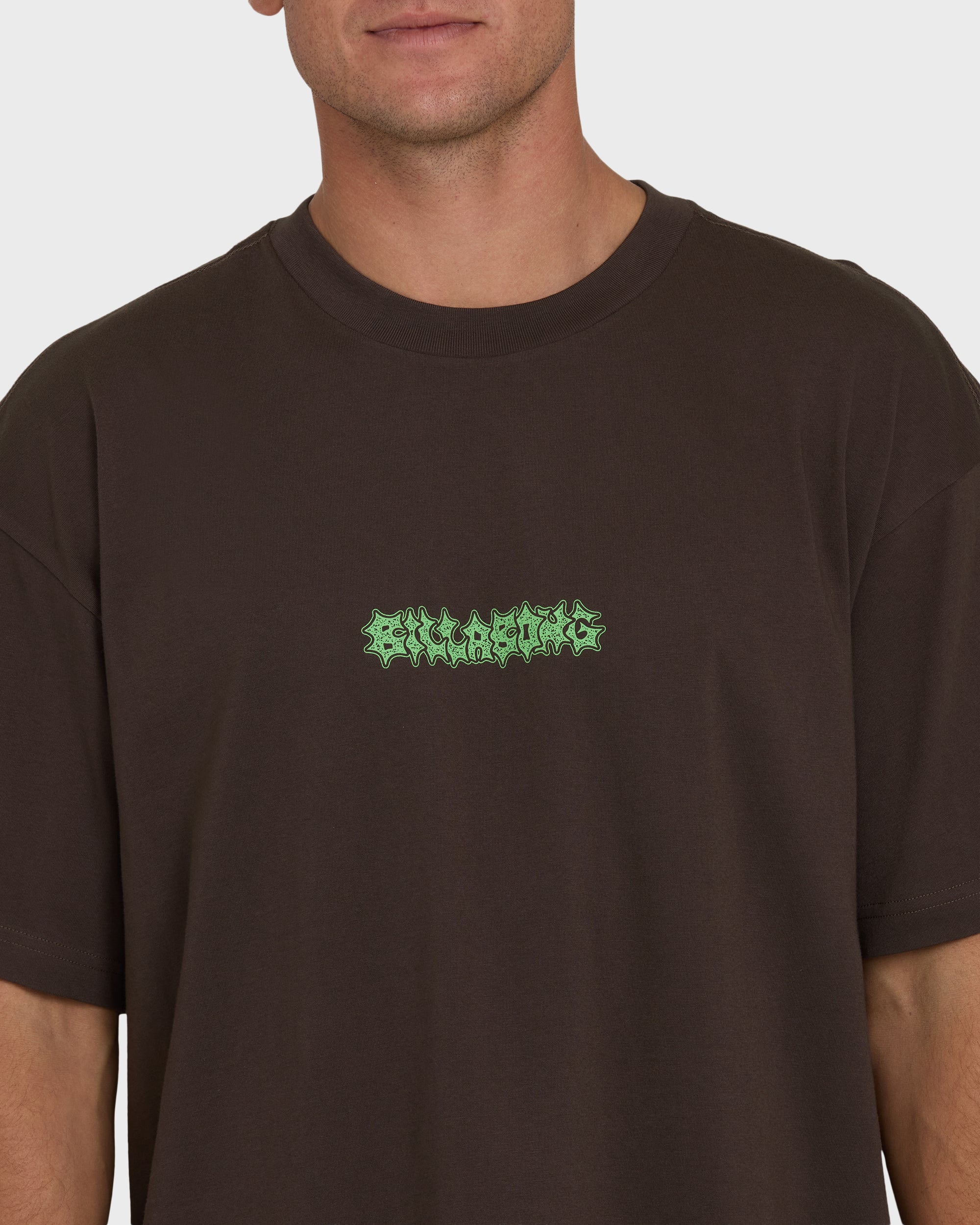 Marrow OG Short Sleeve Knit T-Shirt - Chocolate Brown - Image 5