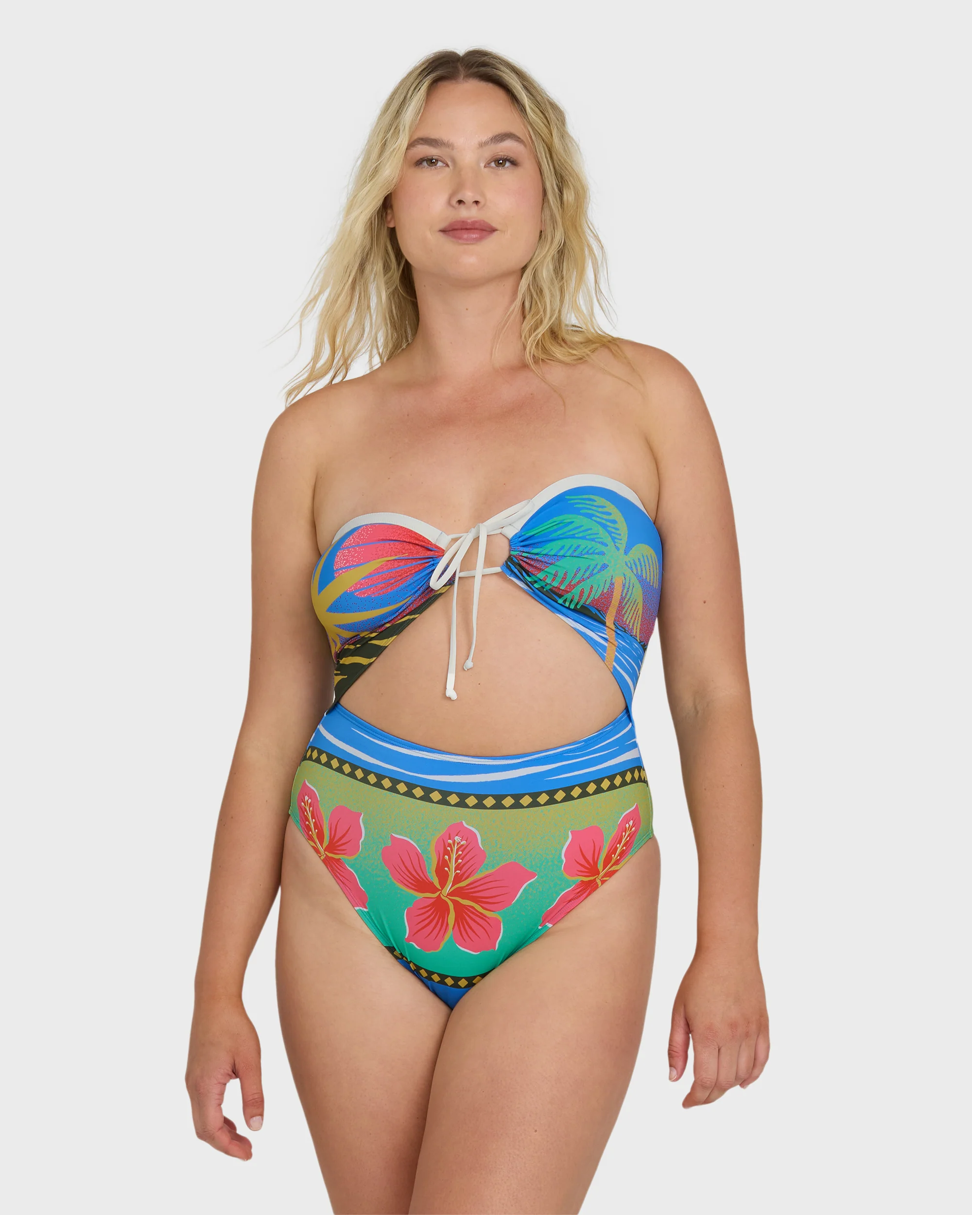 Midnight Tropics Andrew Hawaii Swimsuit - True Blue - Image 7