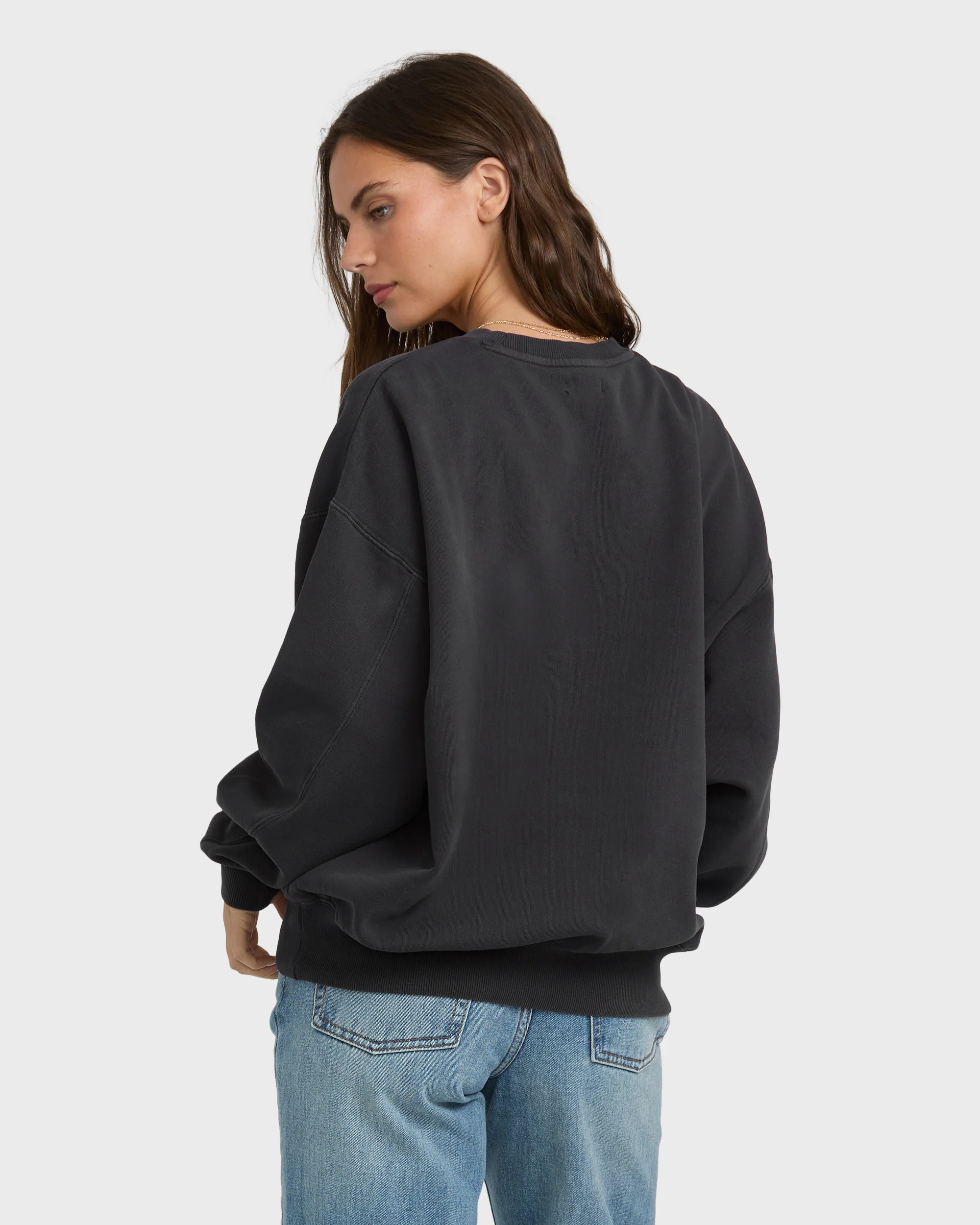 Mono Aloha Kendal Crewneck Sweatshirt - Black Sands - Image 6