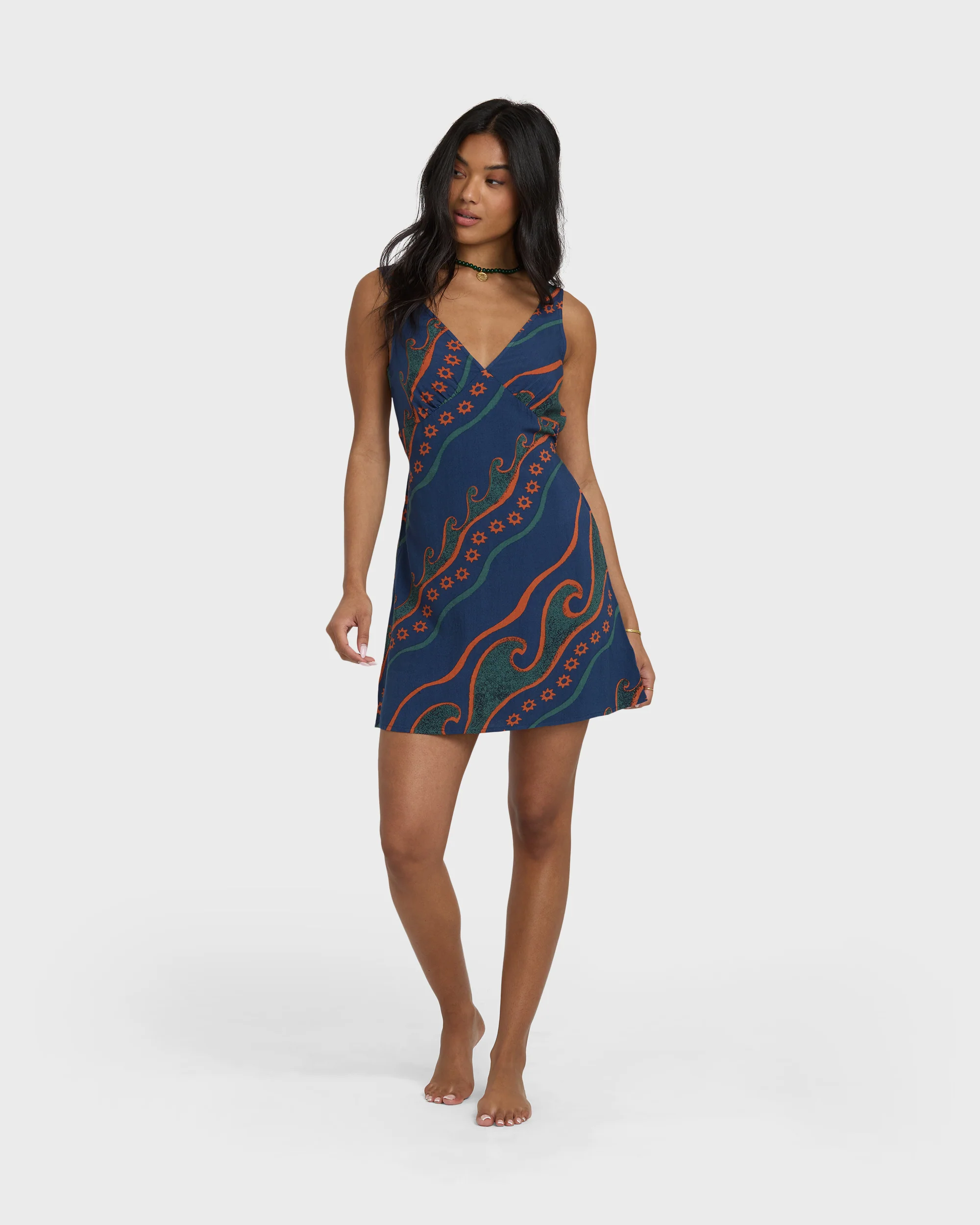Morning Swell Mini Dress - Celestial Blue - Image 3