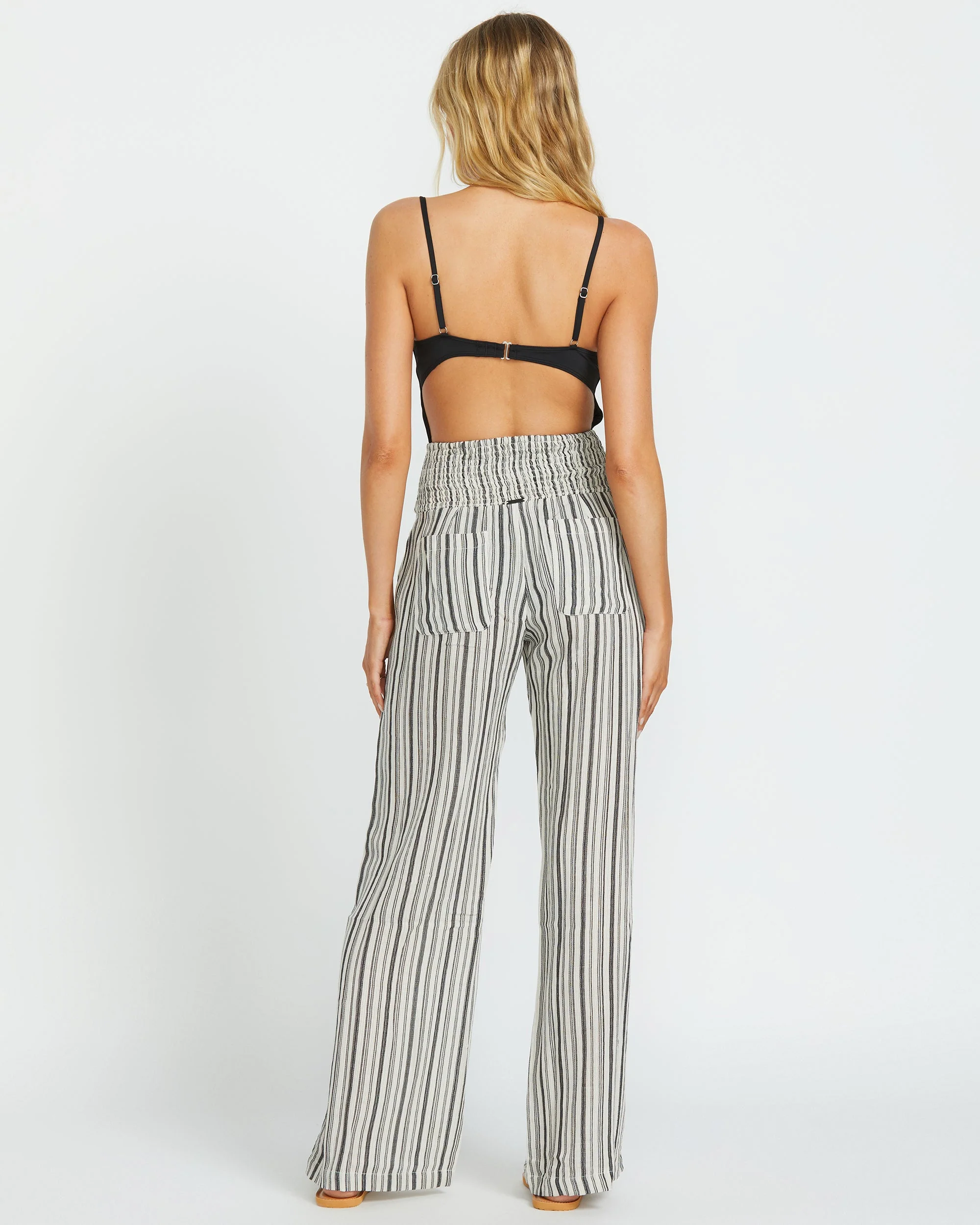 New Waves 2 Elastic Waist Pants - Black Pebble - Image 2