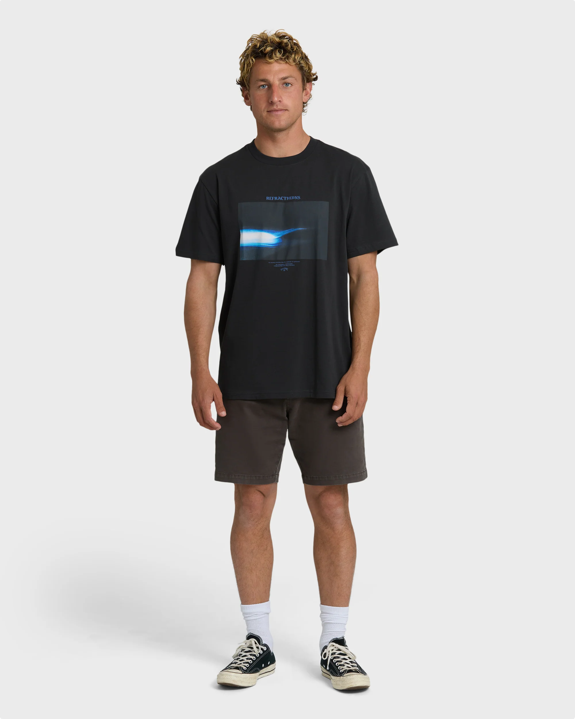 Night Surf Premium Short Sleeve T-Shirt - Black Vintage - Image 4