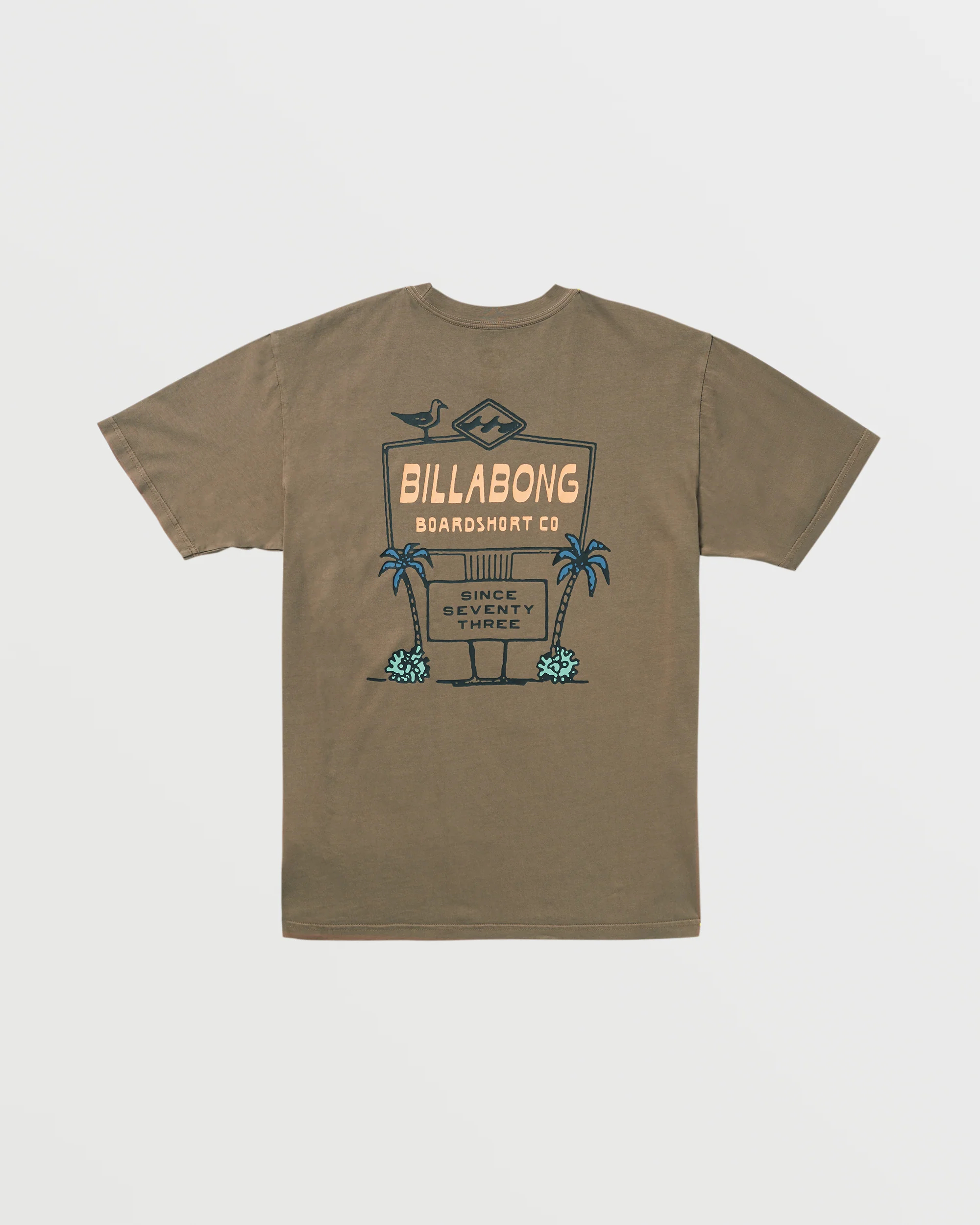 No Vacancy Premium Wave Wash Tee - Brown - Image 4