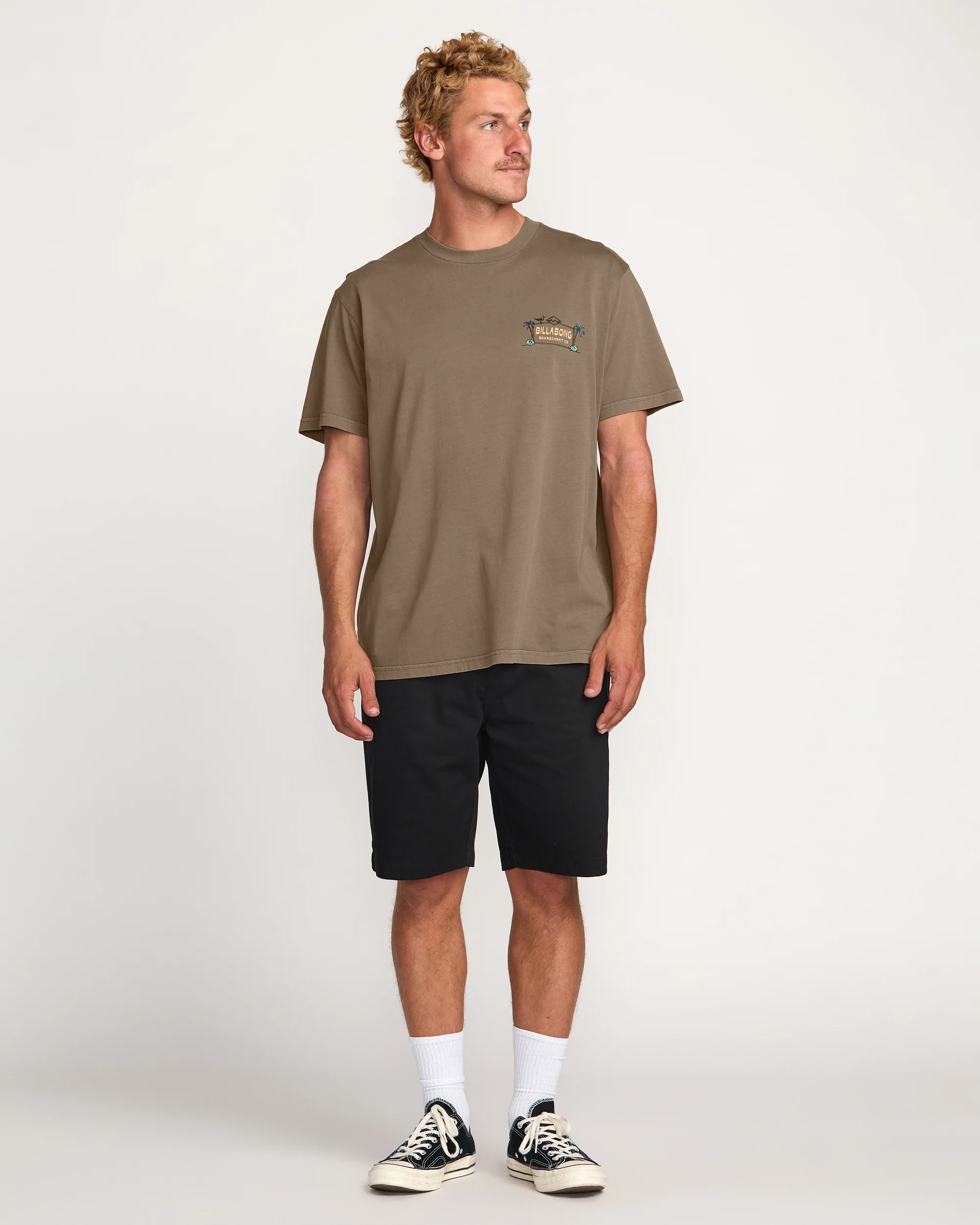 No Vacancy Premium Wave Wash Tee - Brown - Image 5