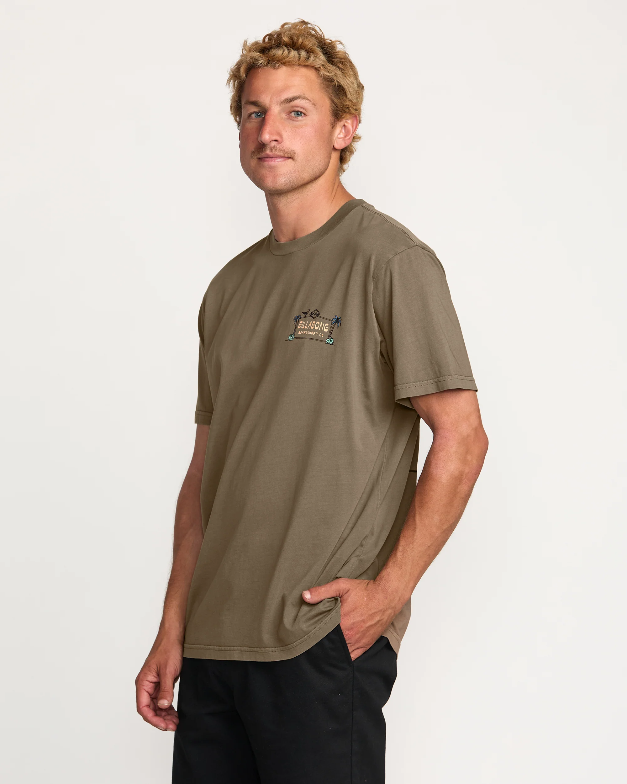 No Vacancy Premium Wave Wash Tee - Brown - Image 6