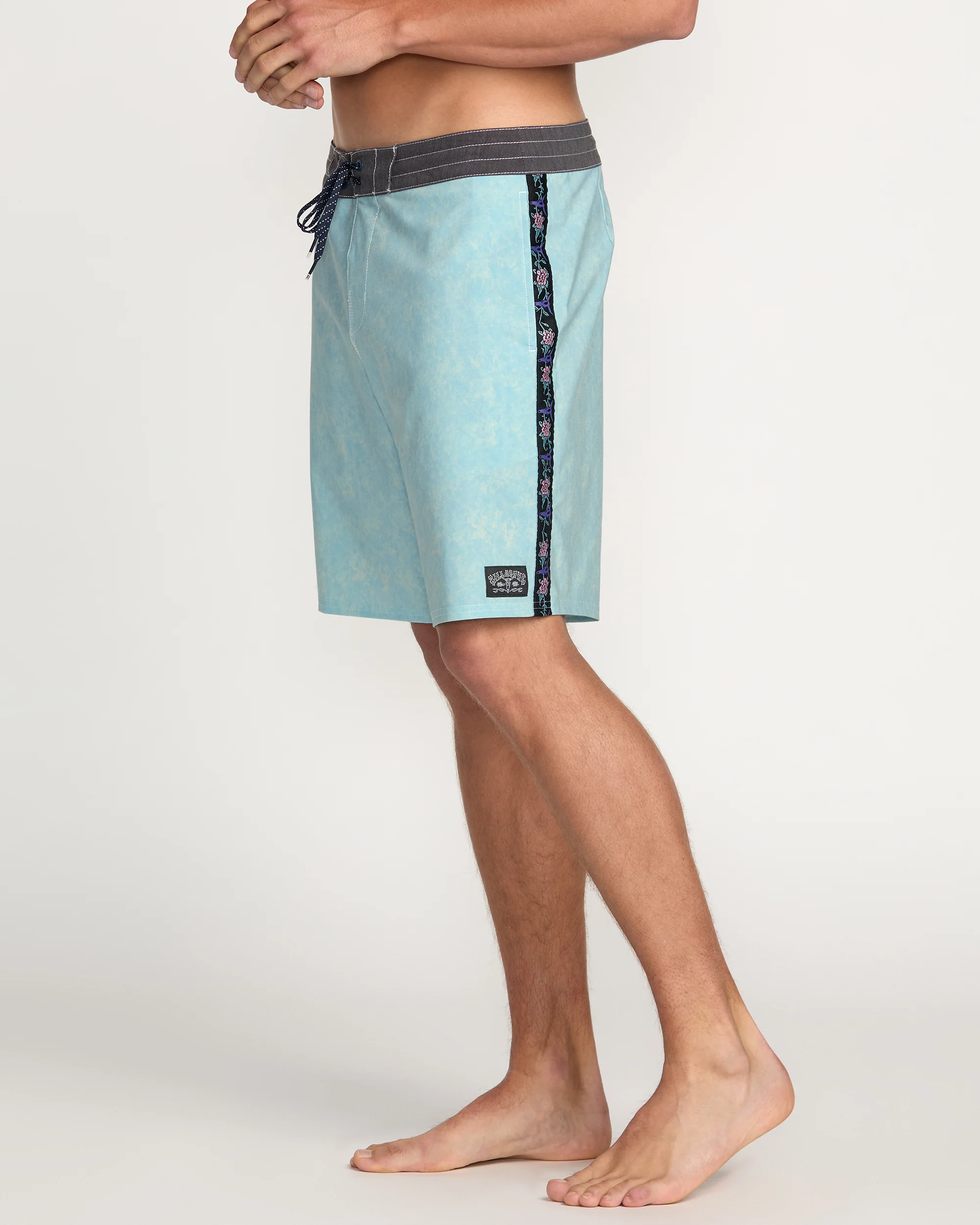 Occy Lo Tide 19" Boardshorts - Cloud Blue - Image 7
