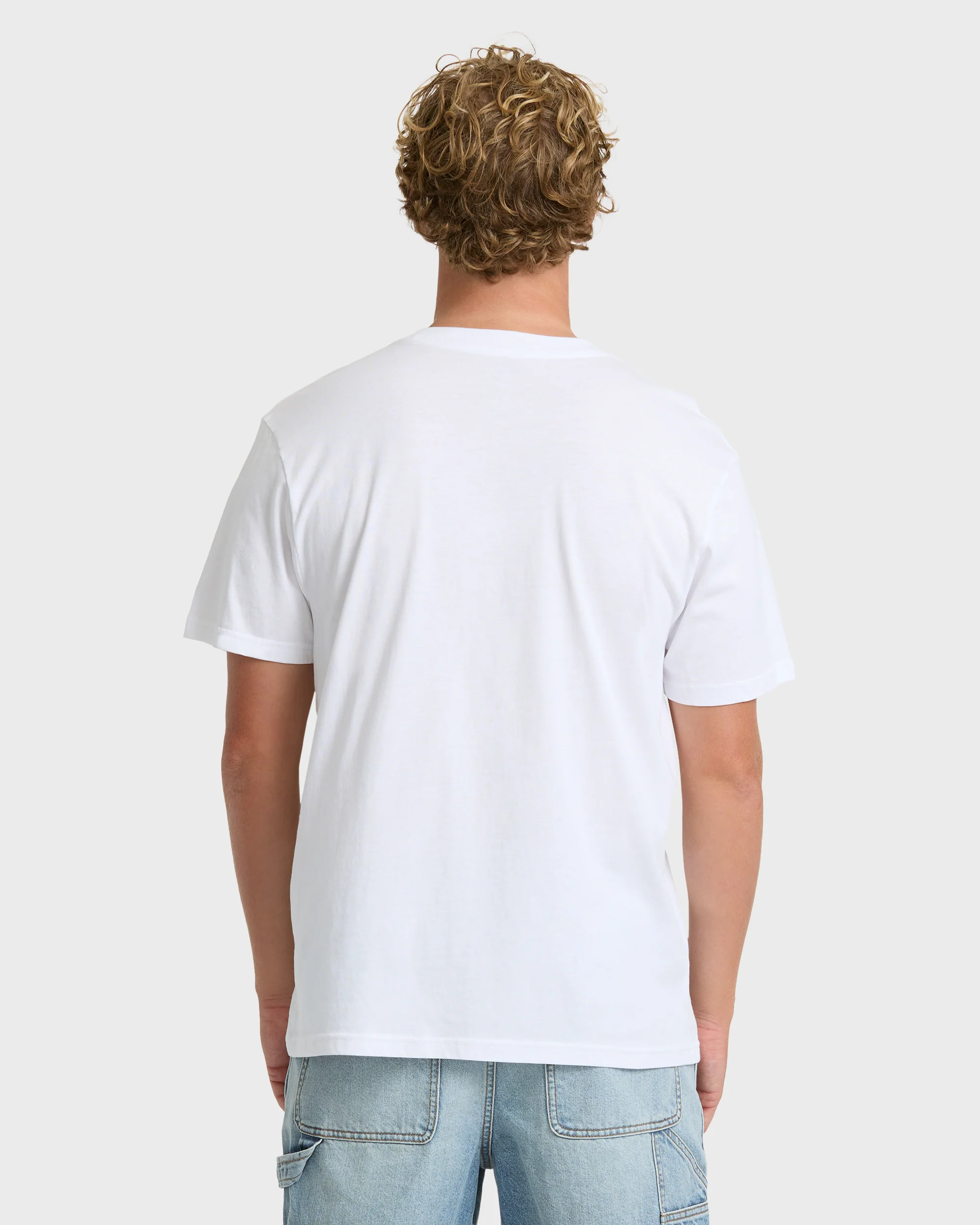 Occys Point Premium Short Sleeve Cotton T-Shirt - White - Image 2