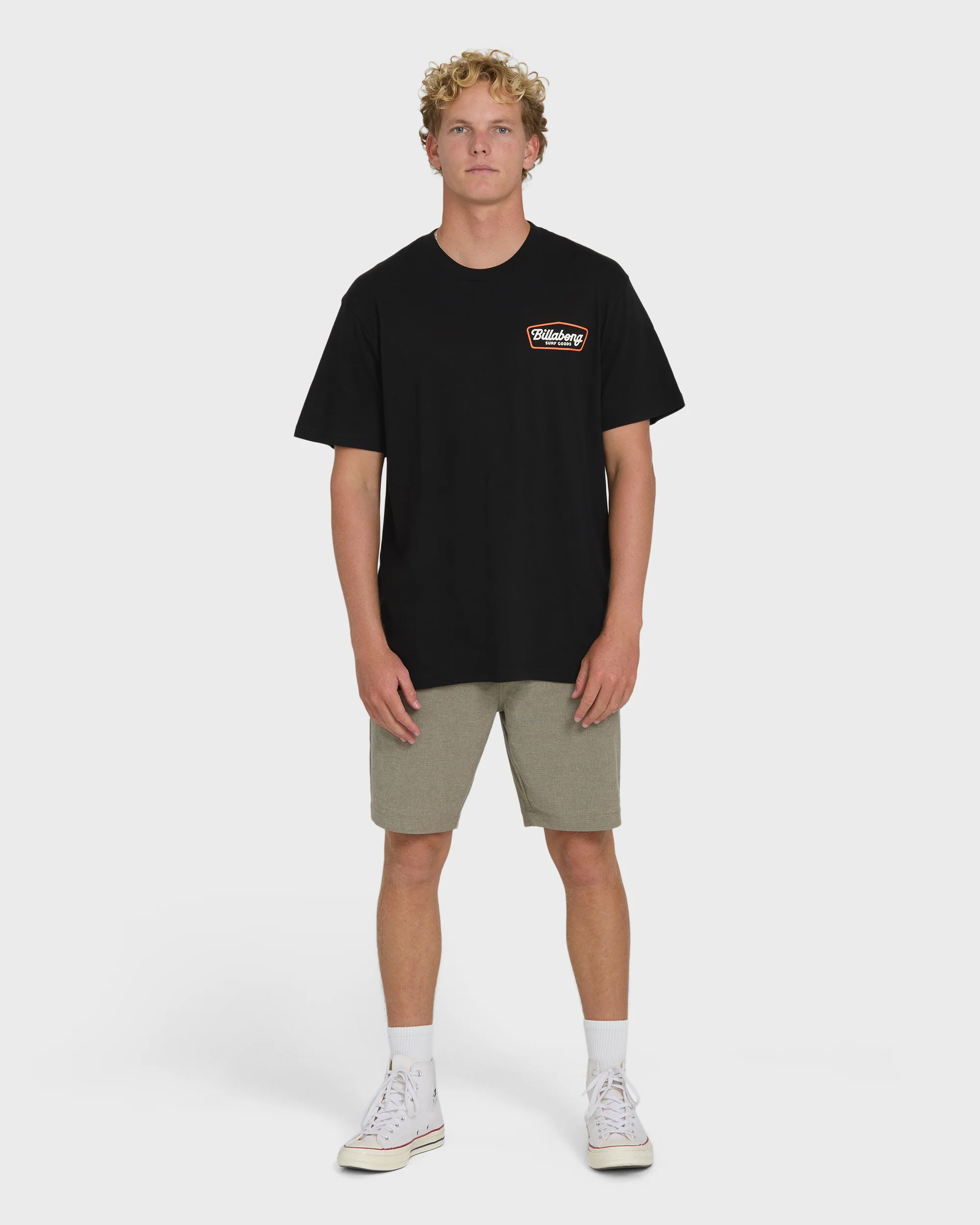 Off Duty Premium Short Sleeve Knit T-Shirt - Black - Image 4