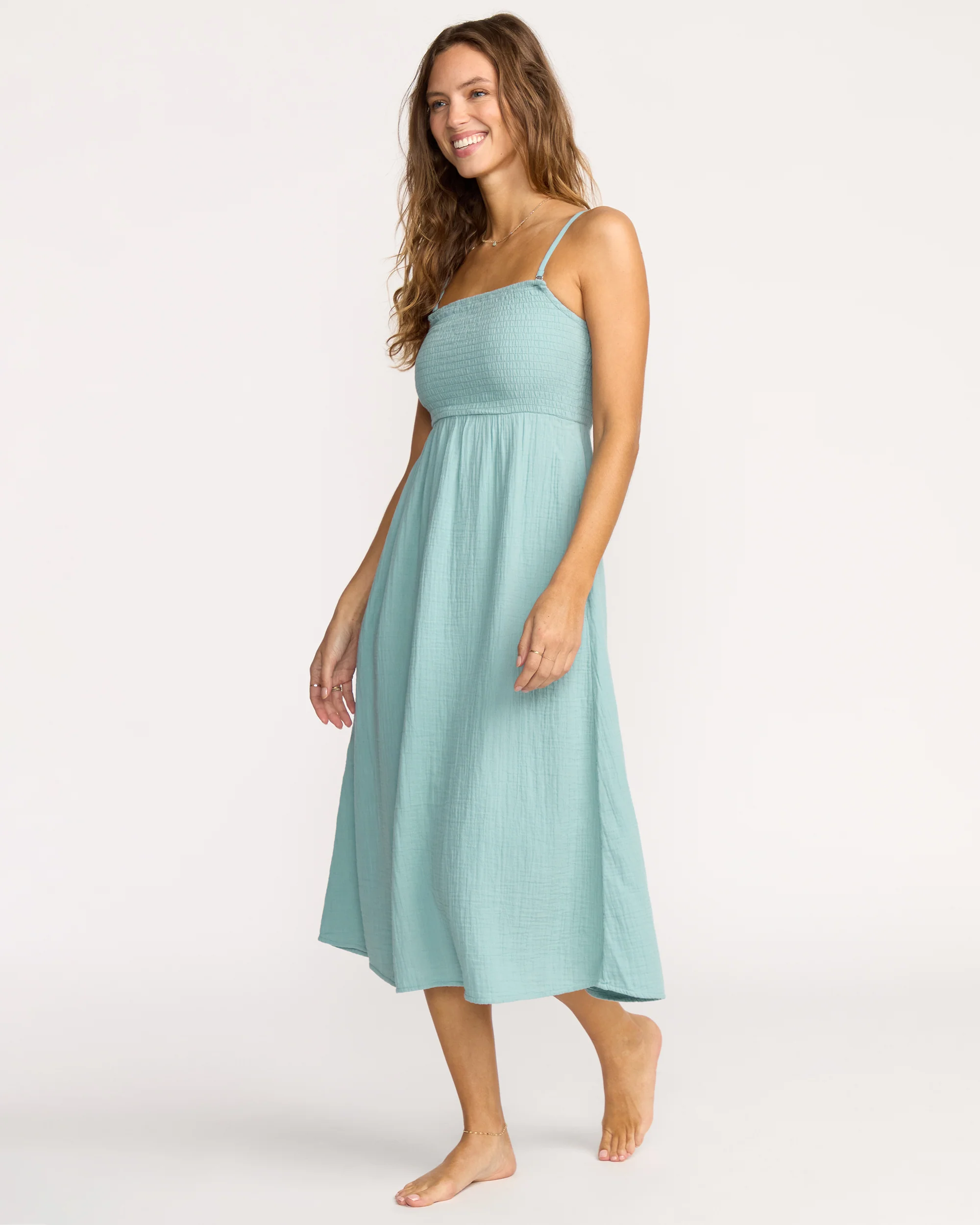 Off The Coast Dress - Blue Fog - Image 4