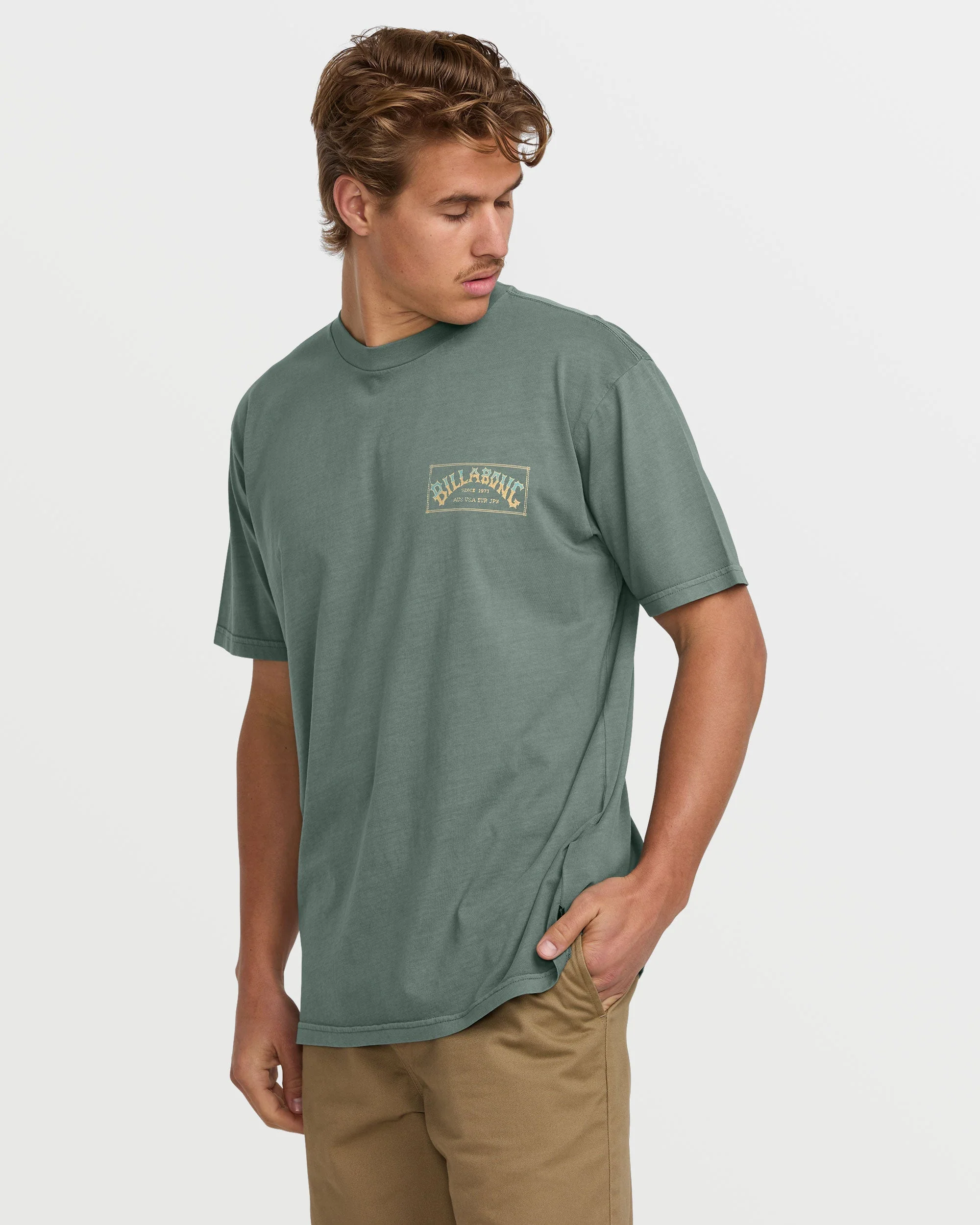 Original Arch Premium Wave Wash Tee - Dark Slate - Image 3