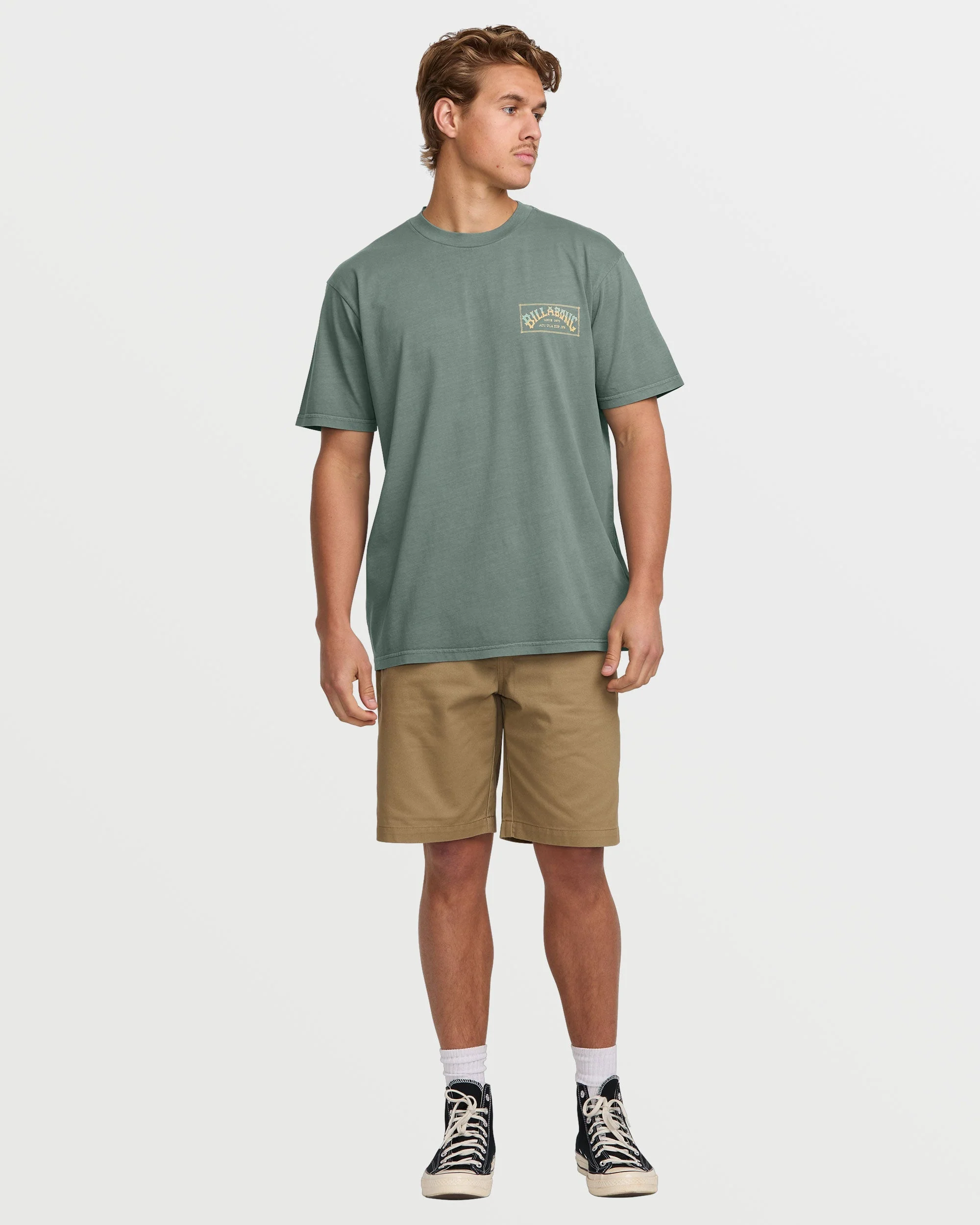Original Arch Premium Wave Wash Tee - Dark Slate - Image 5