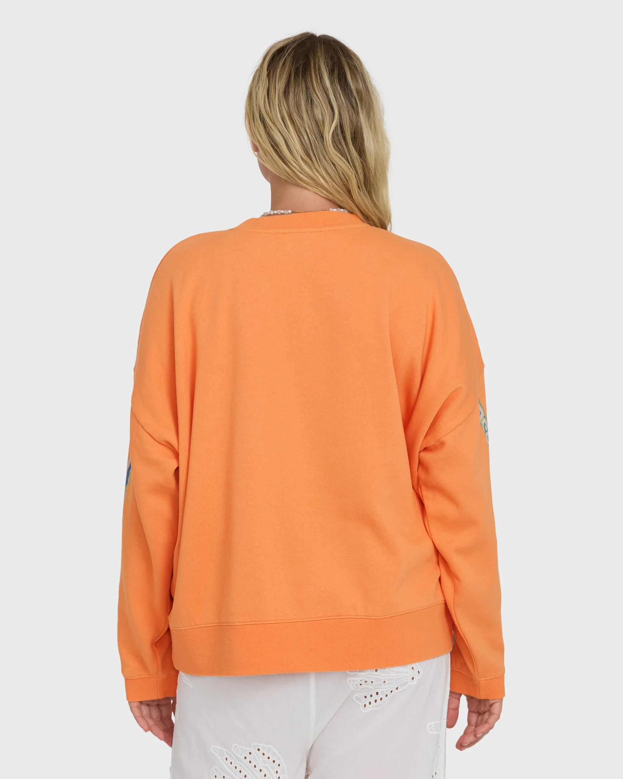 Palm Rio Crewneck Sweatshirt - Tangerine - Image 7