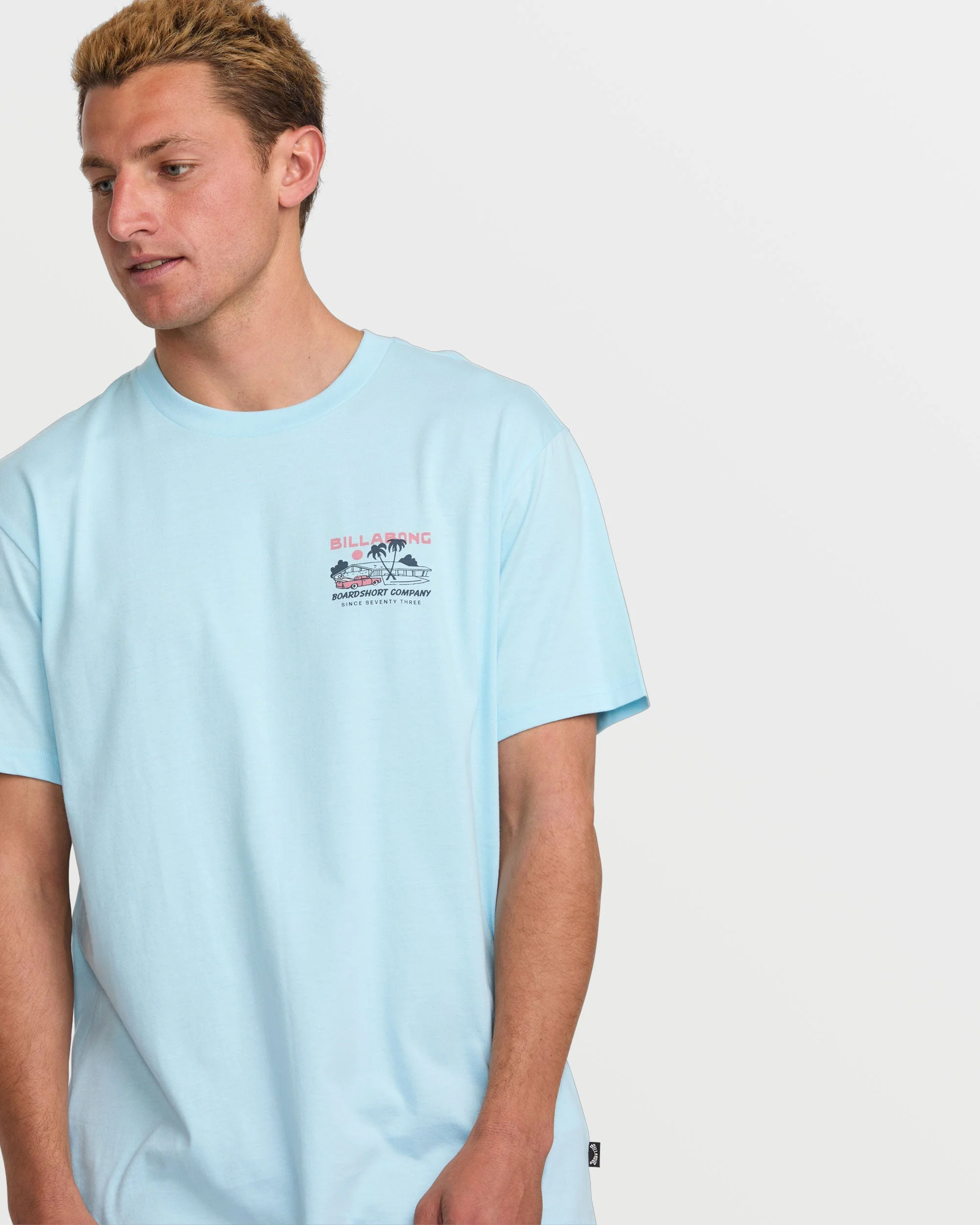 Palm Springs Premium Tee - Coastal Blue - Image 4