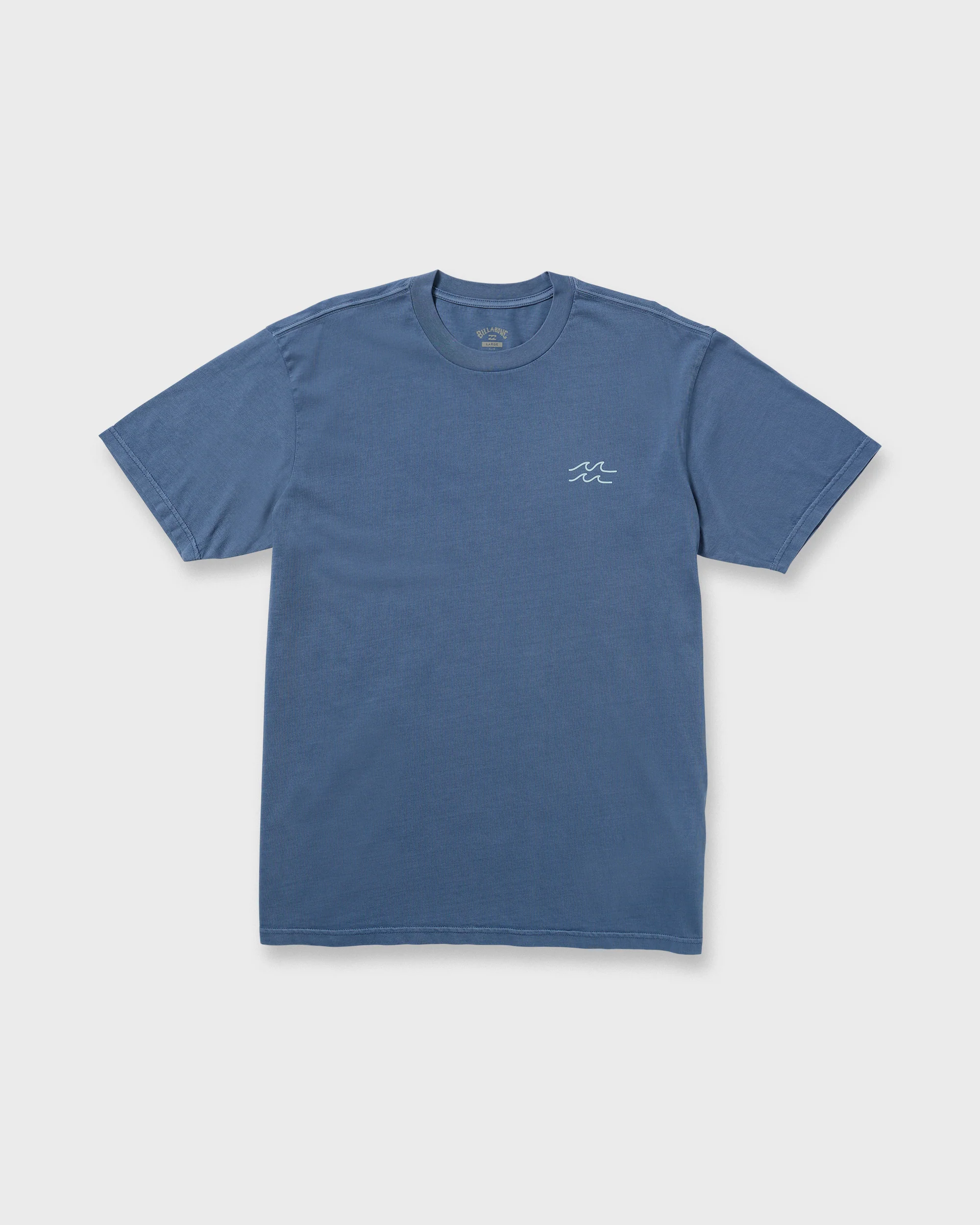 Palms In The Sun Premium Wave Wash Tee - Slate Blue - Image 6