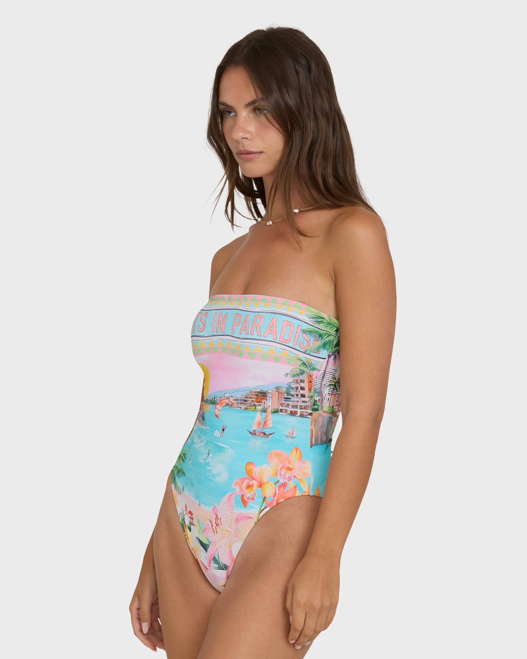 Paradise Sun Tully Hawaii One-Piece Swimsuit - Ocean Spray - Image 4