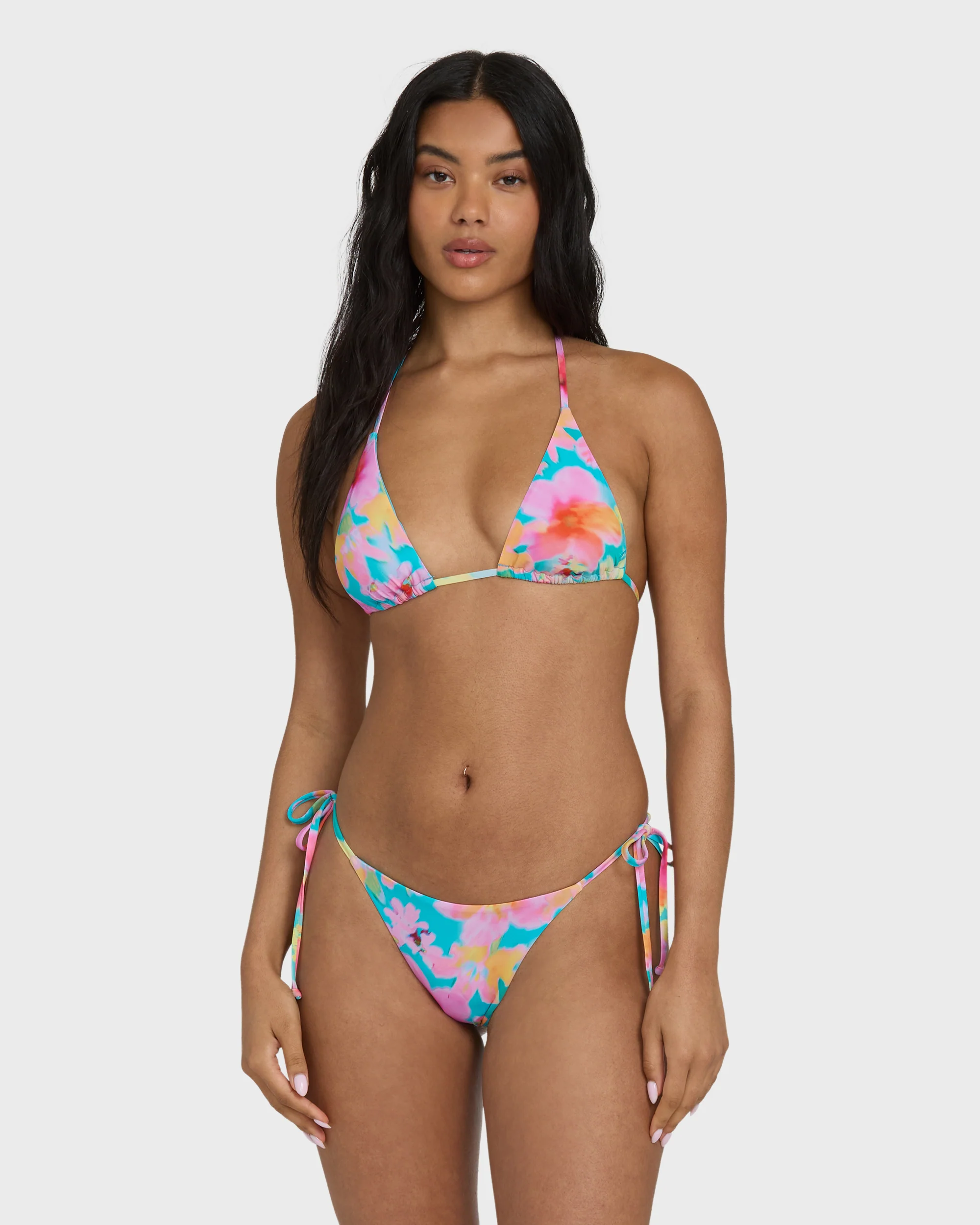 Pipe Dreams Multi Triangle Bikini Top - Bright Marine - Image 3