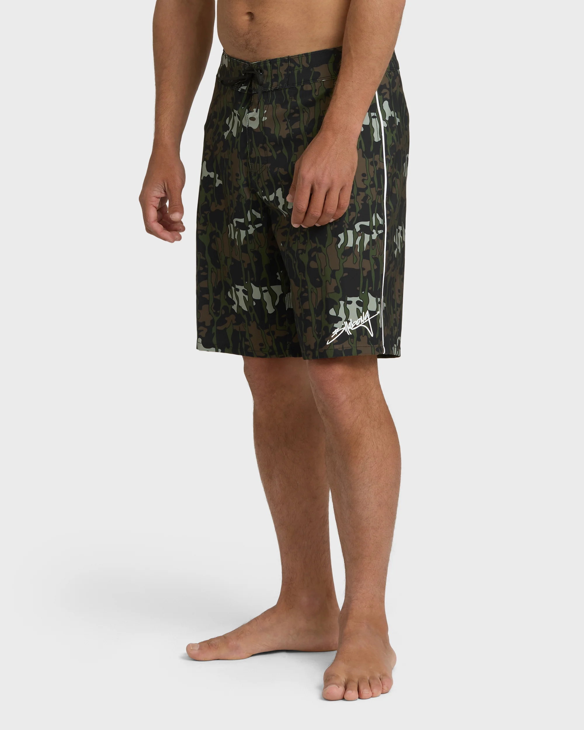 Piped Pro 19" Boardshorts - Camo - Camo - Image 3