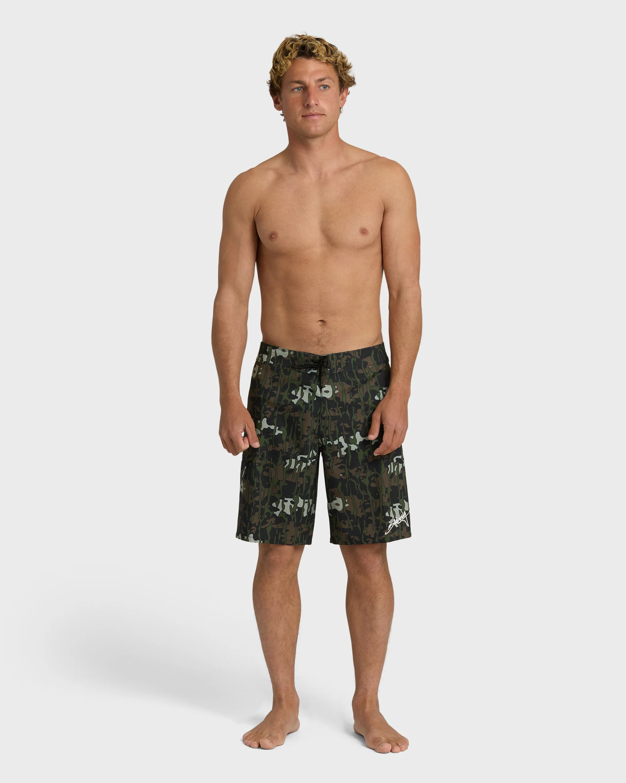 Piped Pro 19" Boardshorts - Camo - Camo - Image 4