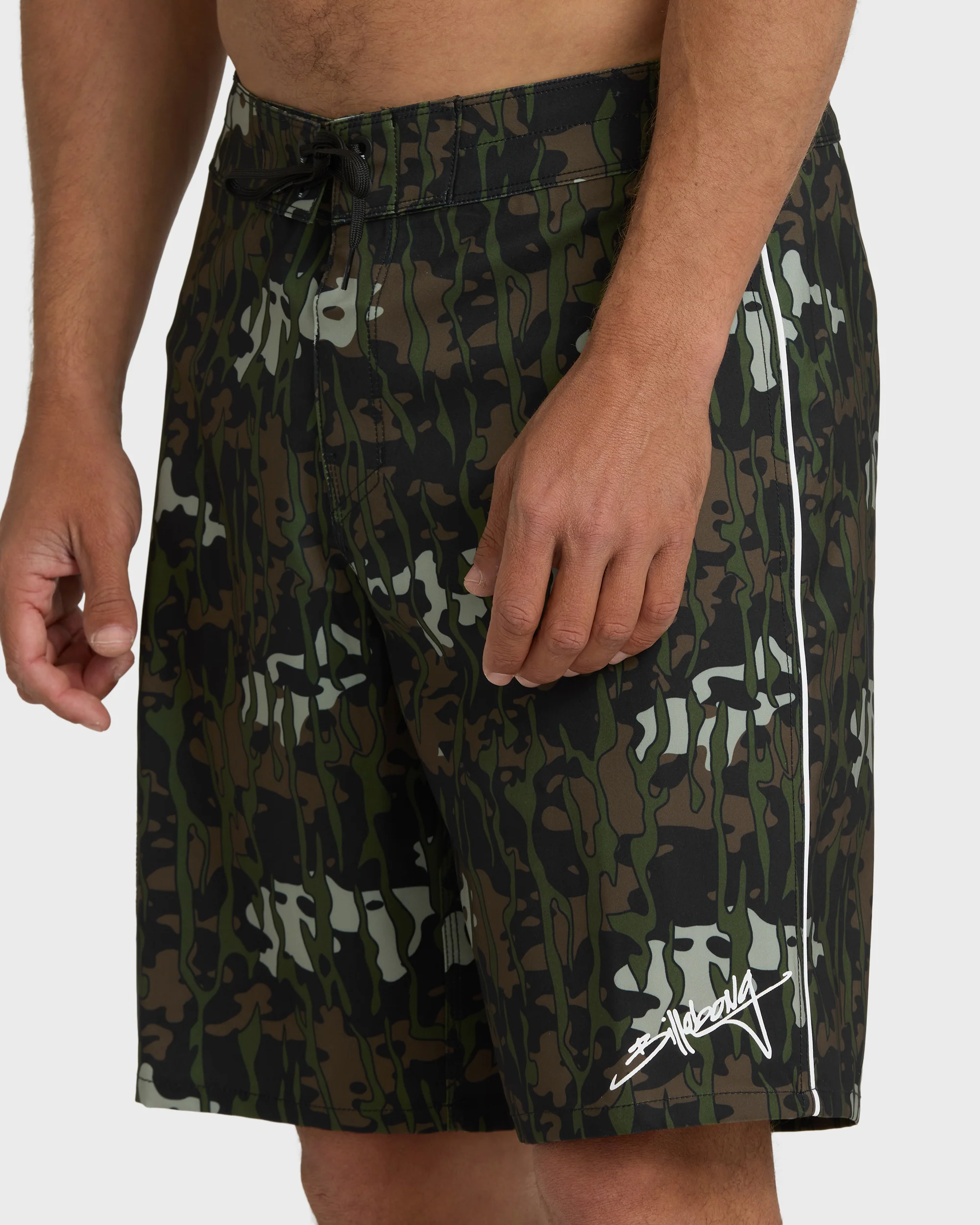 Piped Pro 19" Boardshorts - Camo - Camo - Image 5