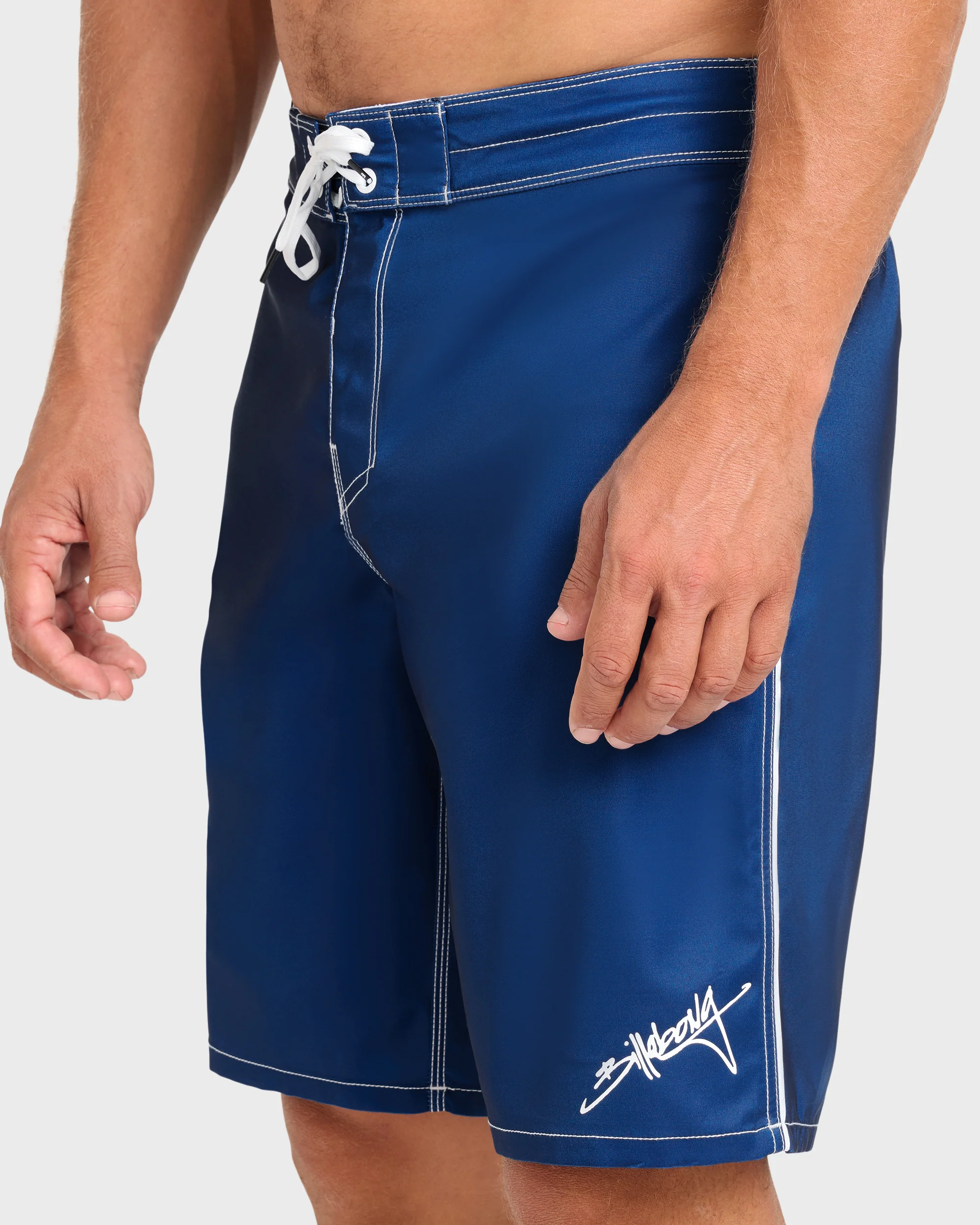 Piped Pro 19" Boardshorts - Dark Denim - Dark Denim - Image 6