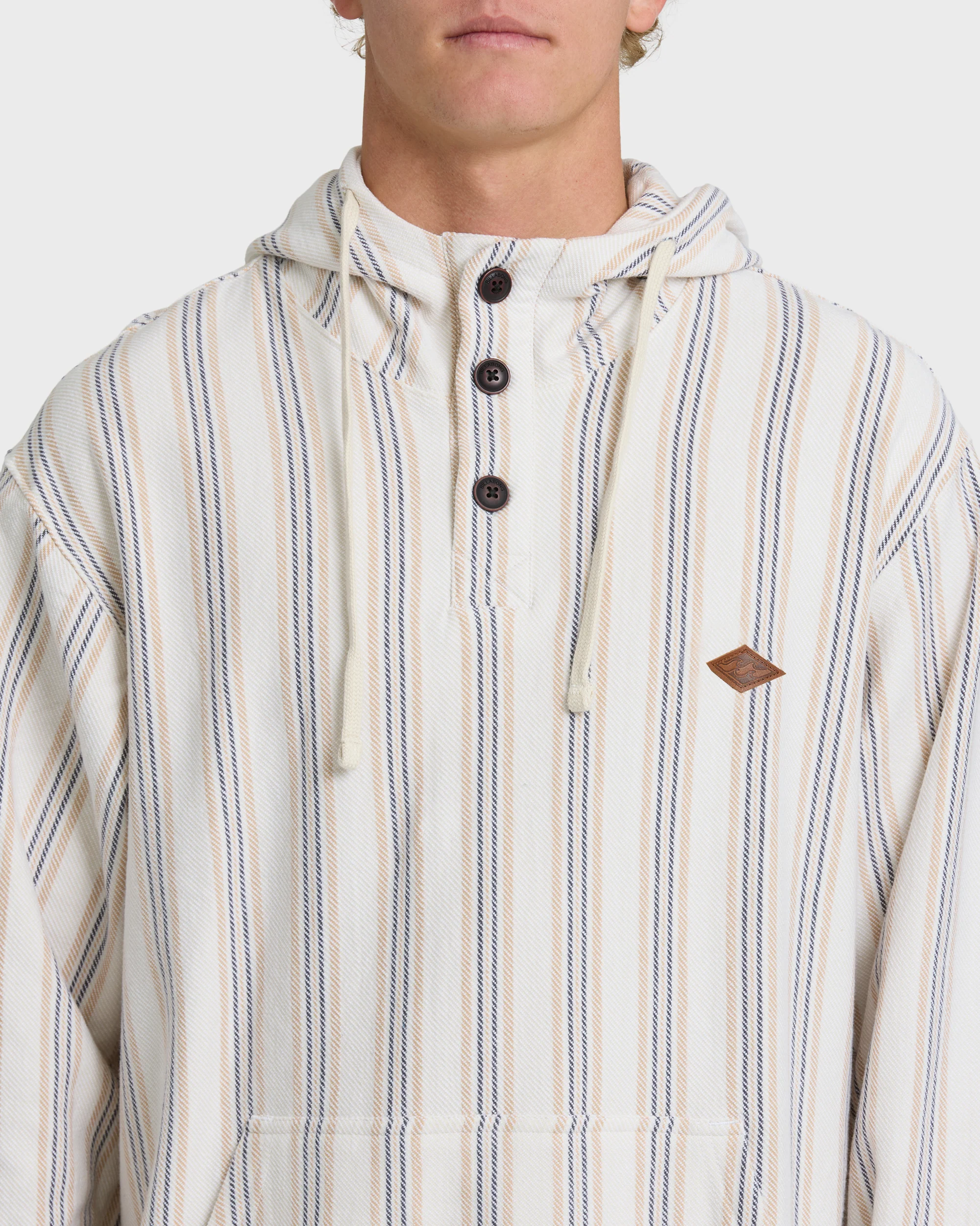 Rancho Pullover YD Pullover Hoodie - Oatmeal - Image 5