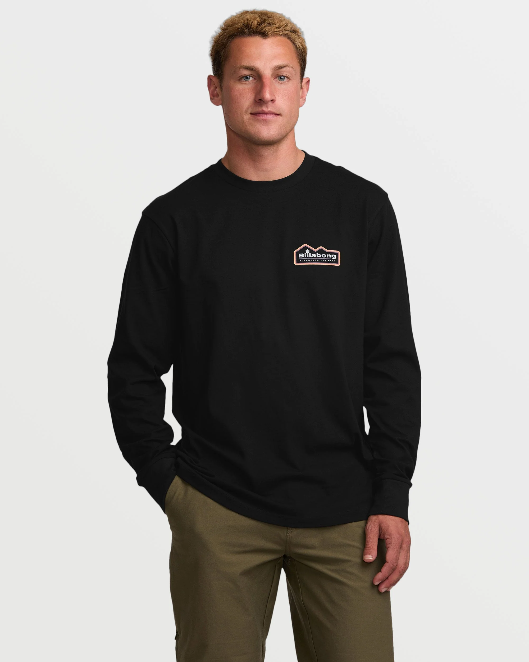 Range A/Div Long Sleeve Tee - Black - Image 2