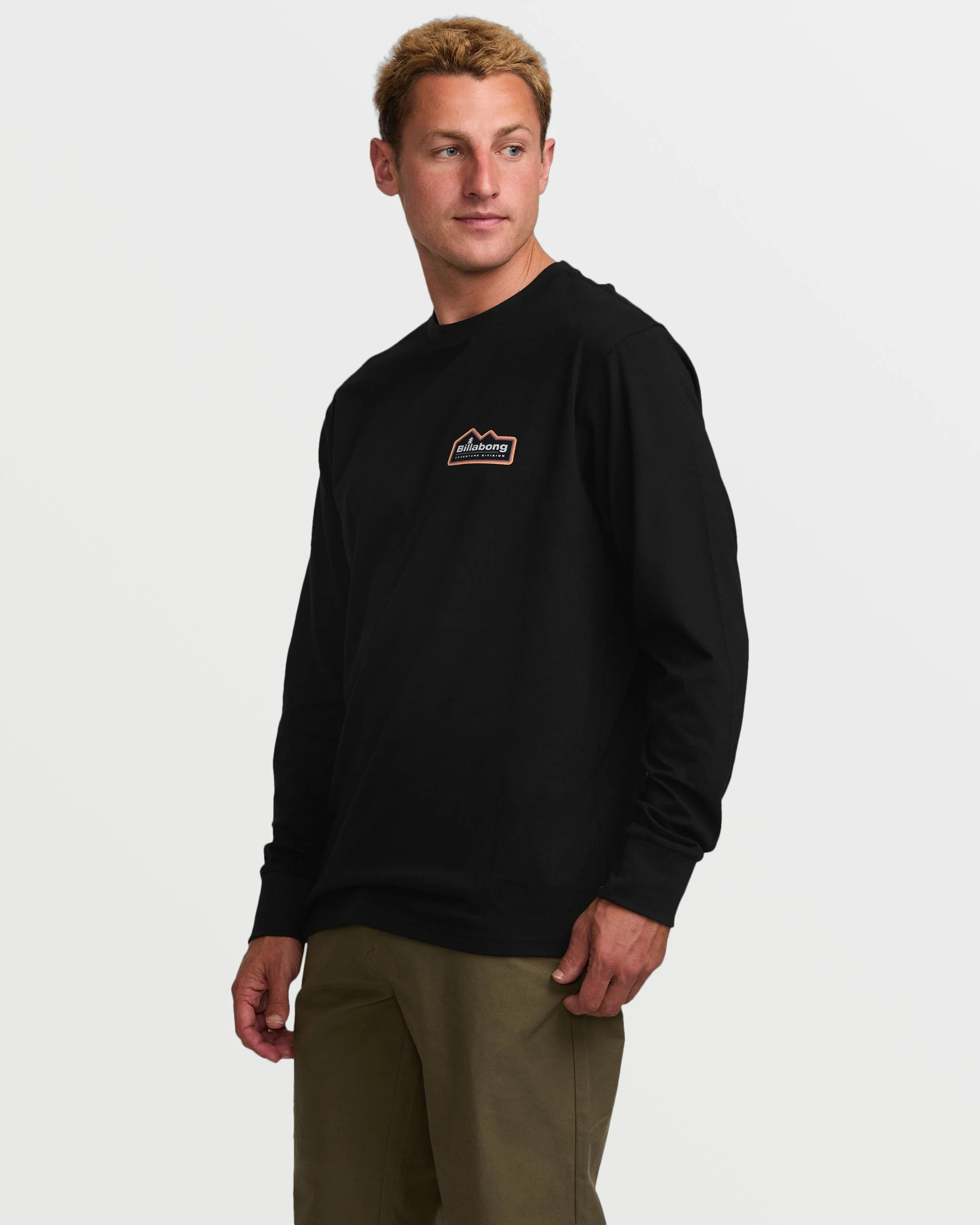 Range A/Div Long Sleeve Tee - Black - Image 3