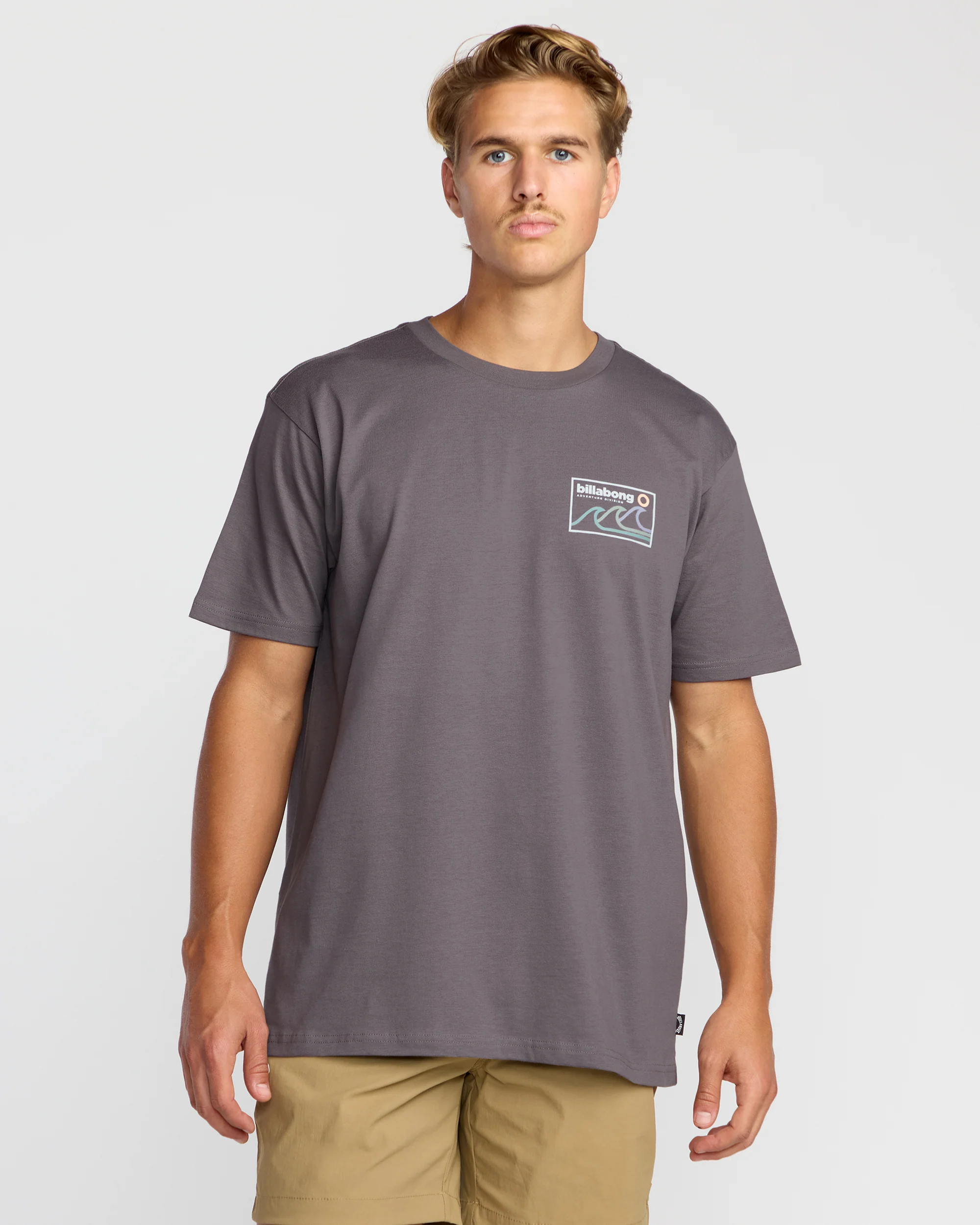 Range A/Div Short Sleeve T-Shirt - Grey Violet - Image 2