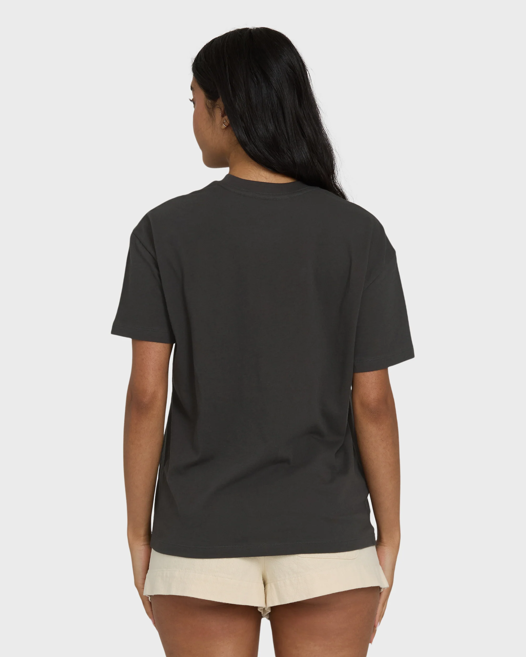 Rays Of Joy Short Sleeve Knit T-Shirt - Off Black - Image 2