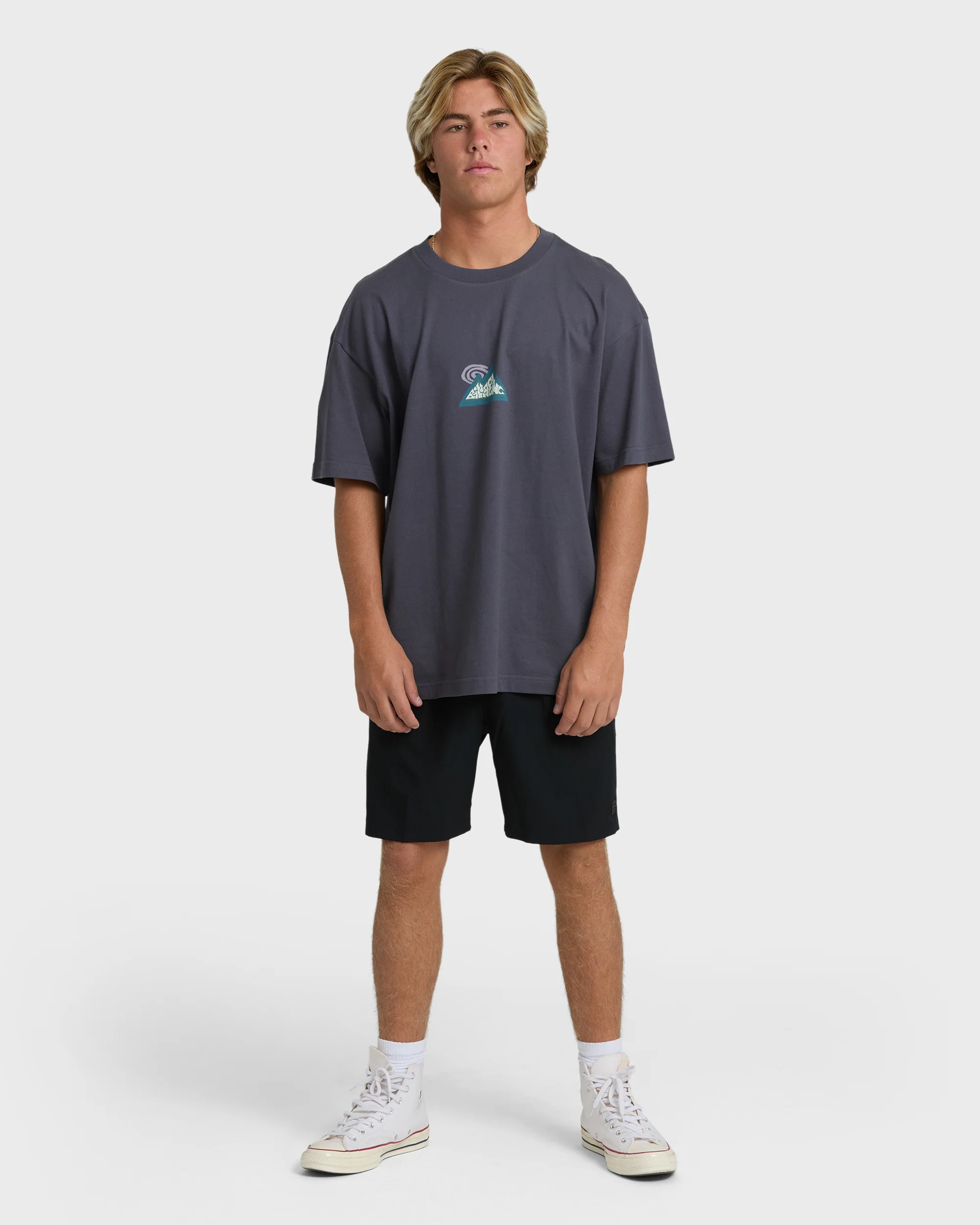 Reach The Peak Adiv Og Short Sleeve T-Shirt - Graystone - Image 4