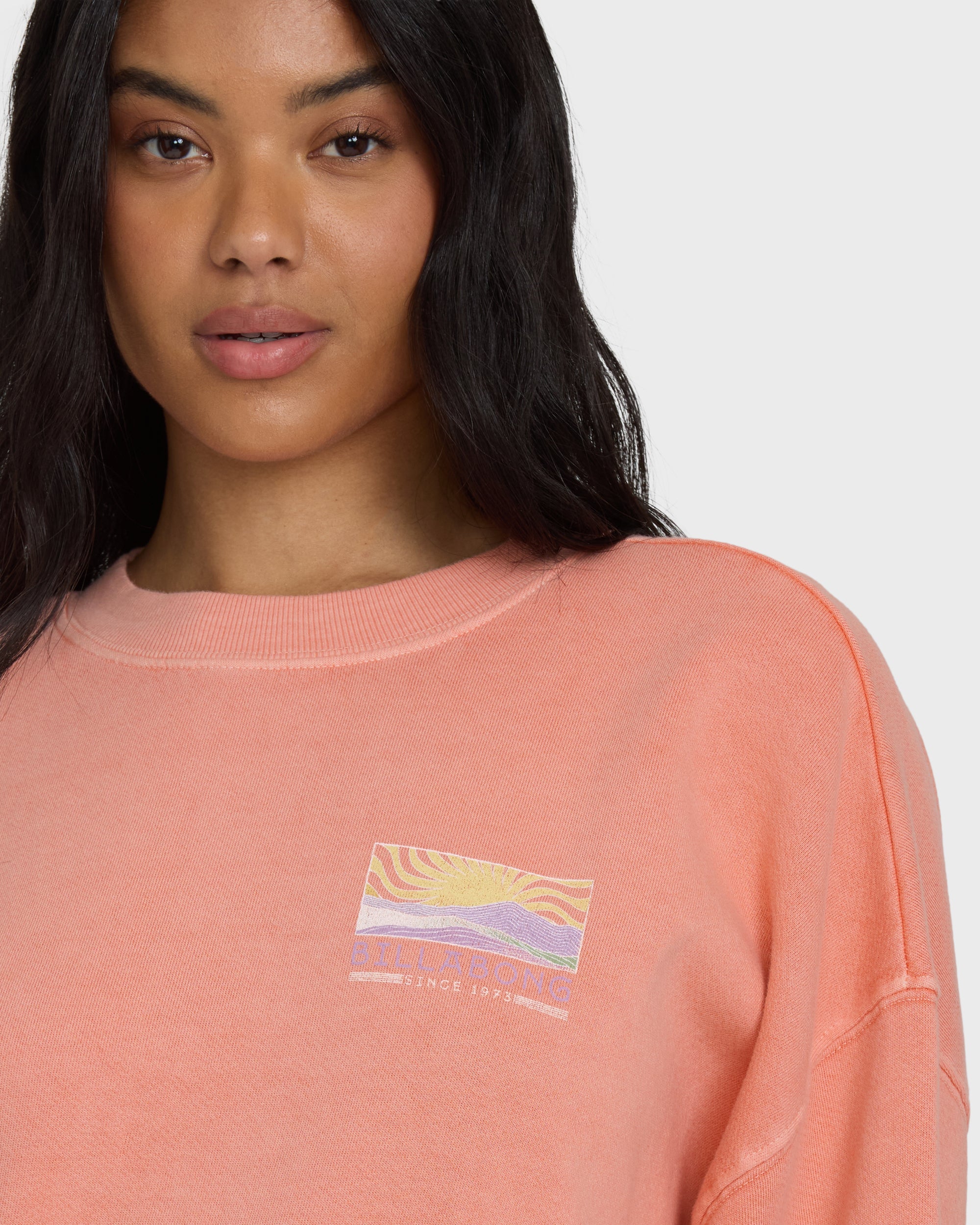 Ride In Crewneck Sweatshirt - Peach Out - Image 4
