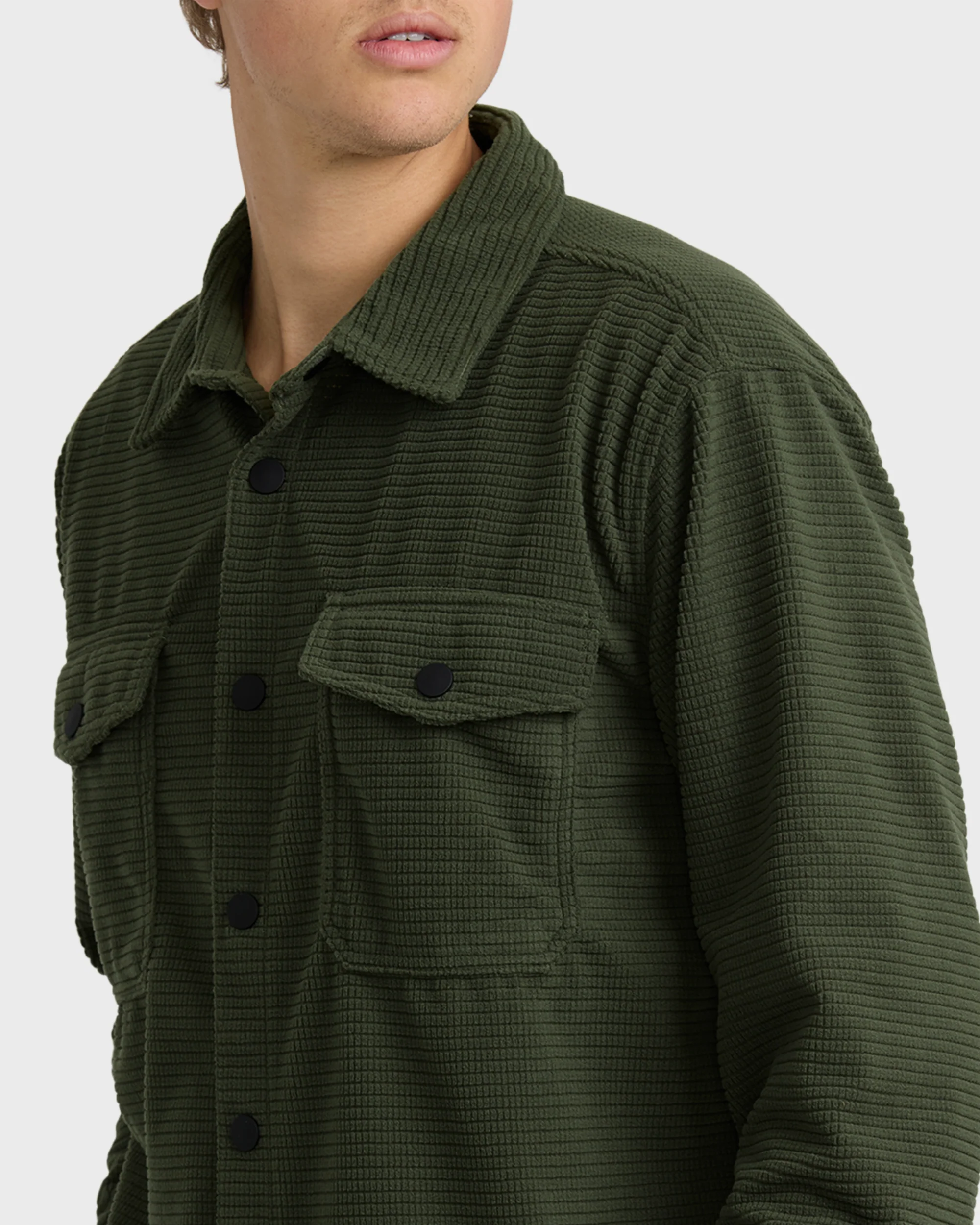 Ridge Flannel Shirt - Fatigue - Image 2