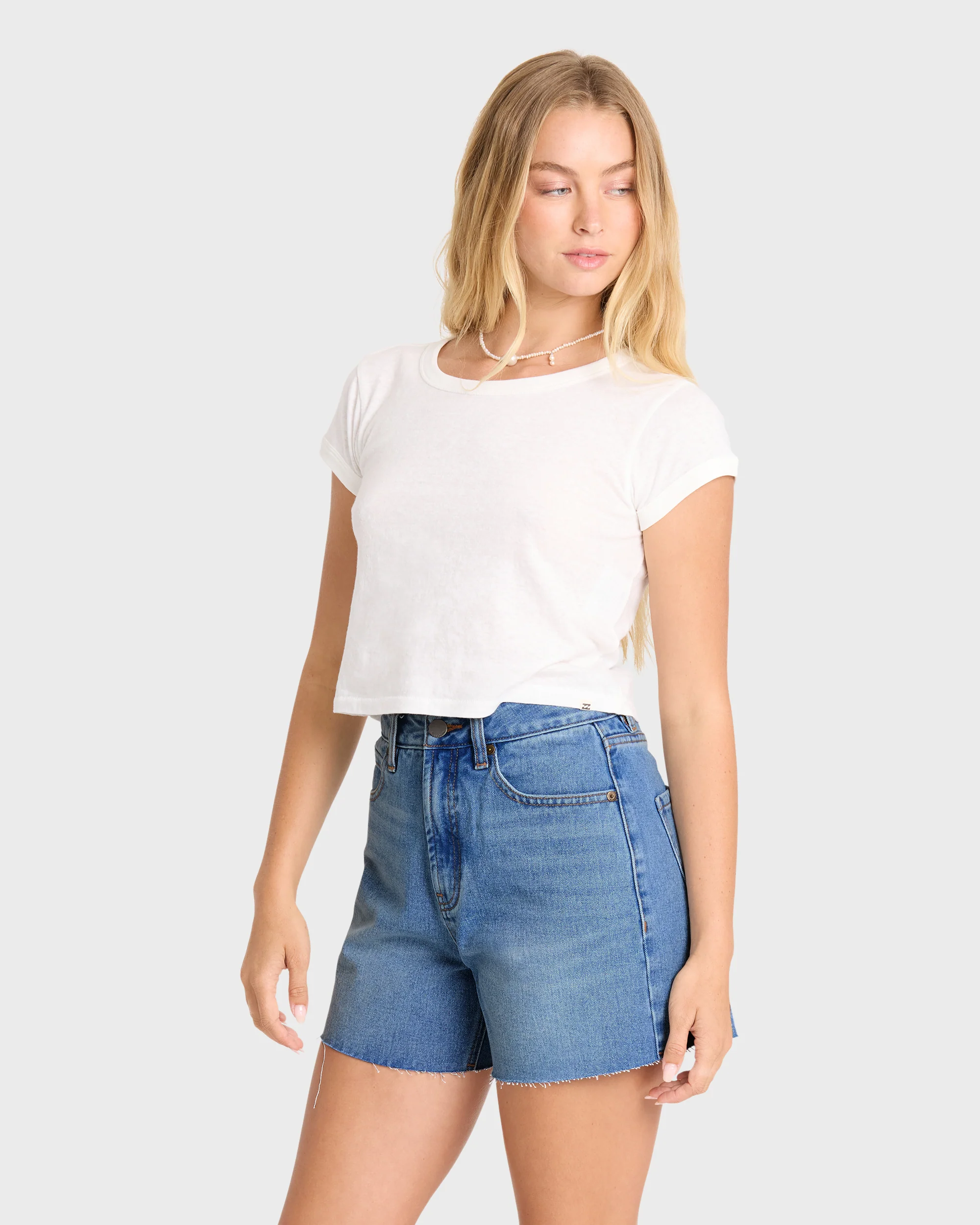 Riley Denim Shorts - Pacific Wash - Image 3
