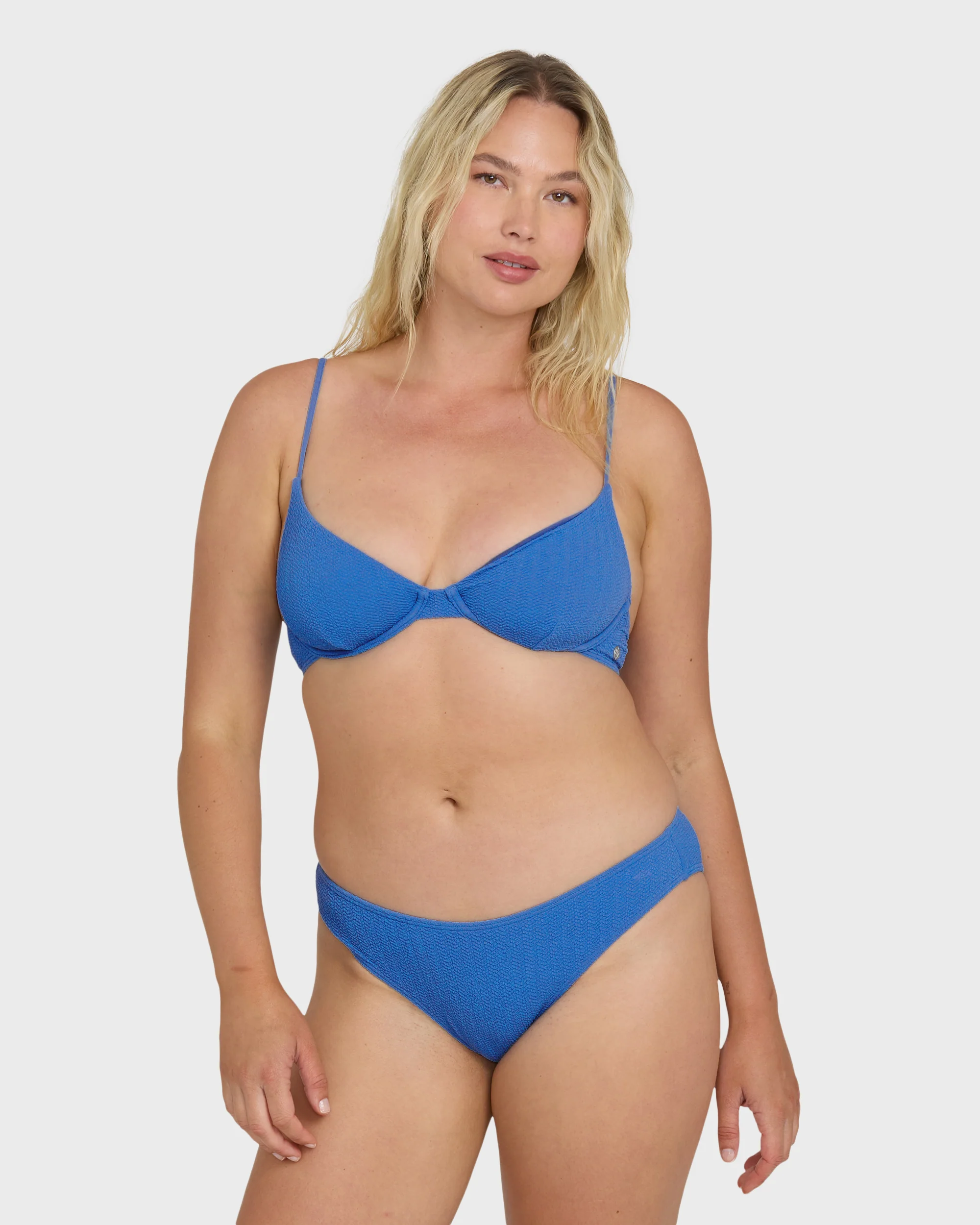 Rising Tide Demi Underwire Bikini Top - True Blue - Image 6