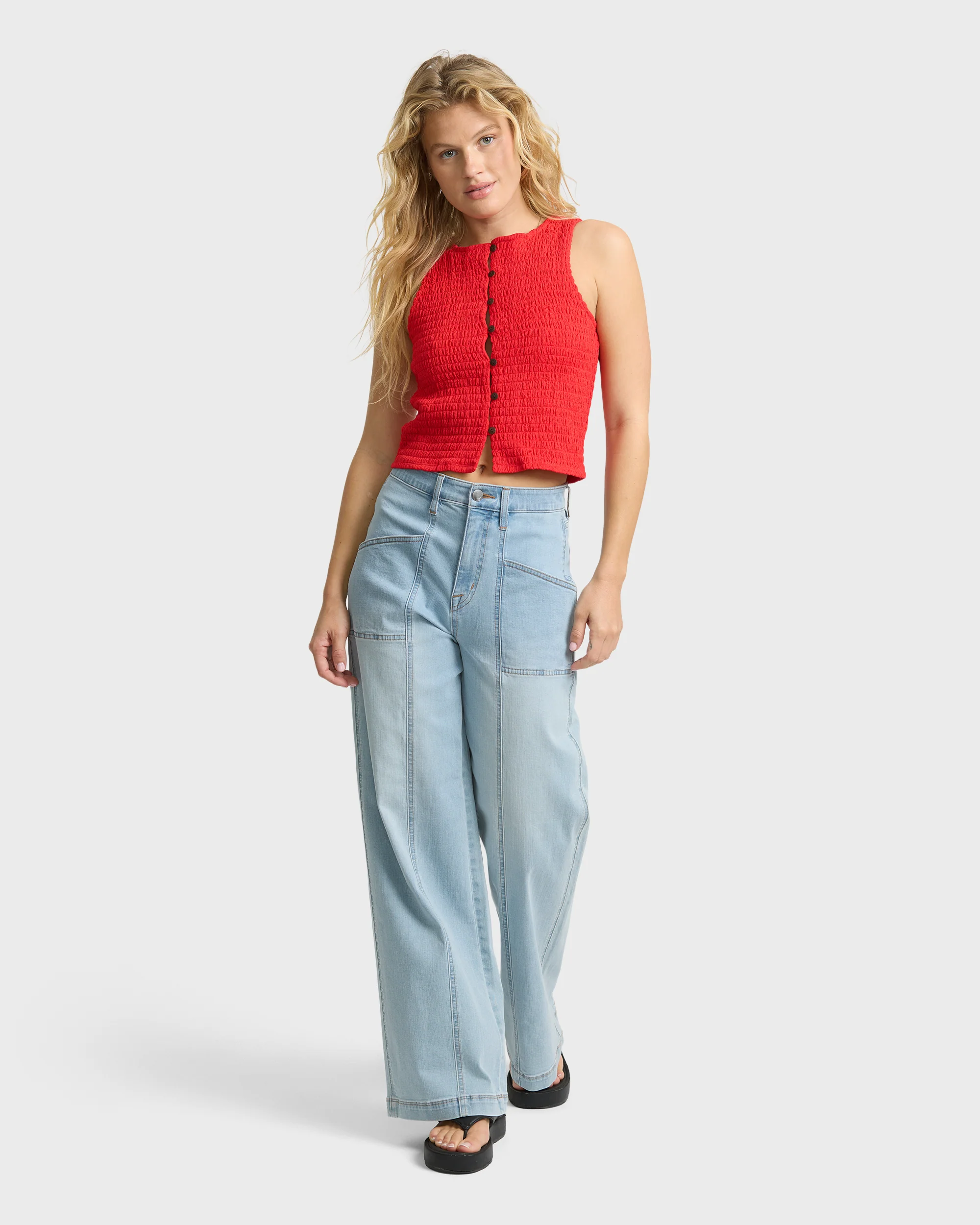 Rival Relaxed Jeans - Surf Spray - Image 4