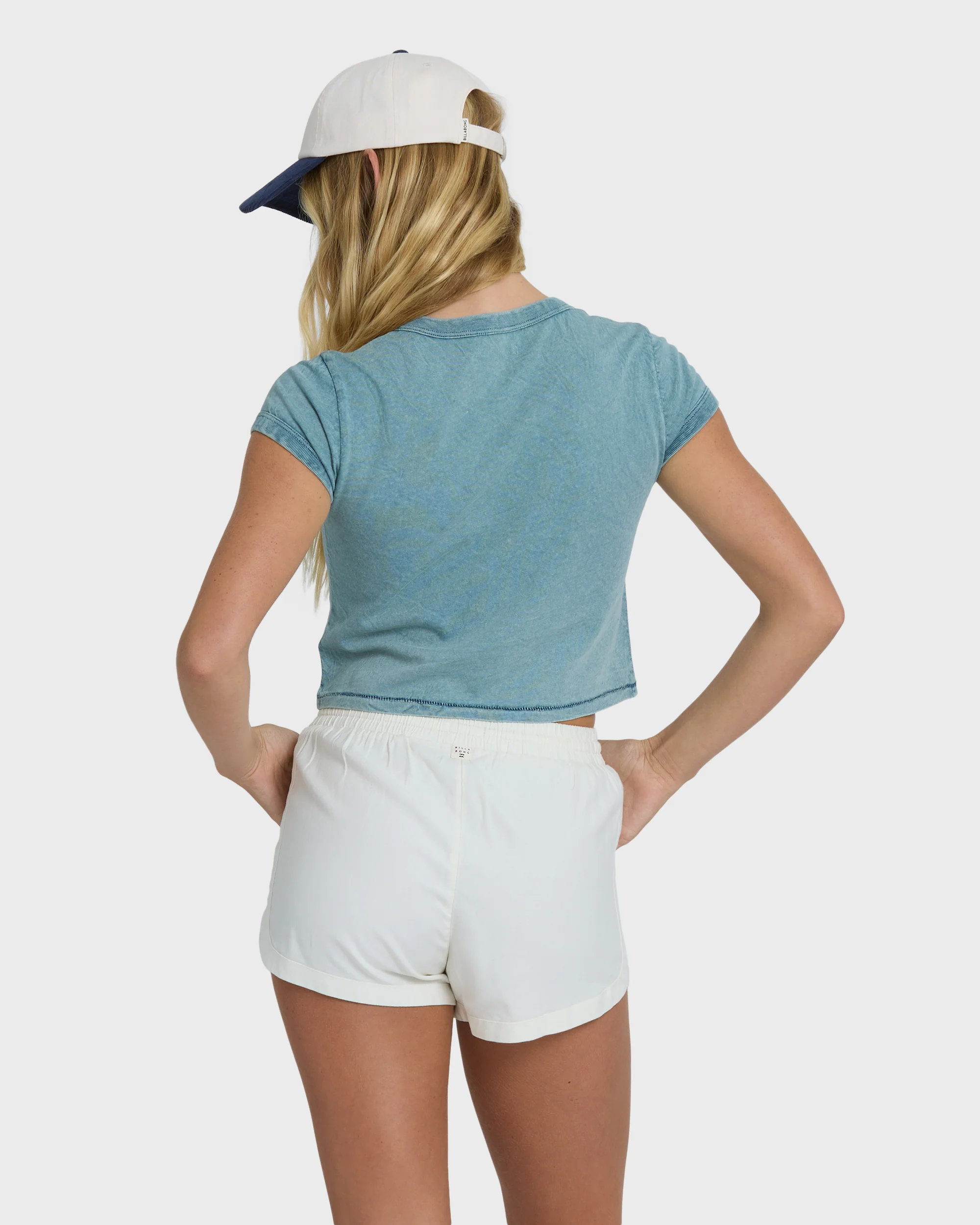 Road Trippin Solid Woven Shorts - Salt Crystal - Image 2
