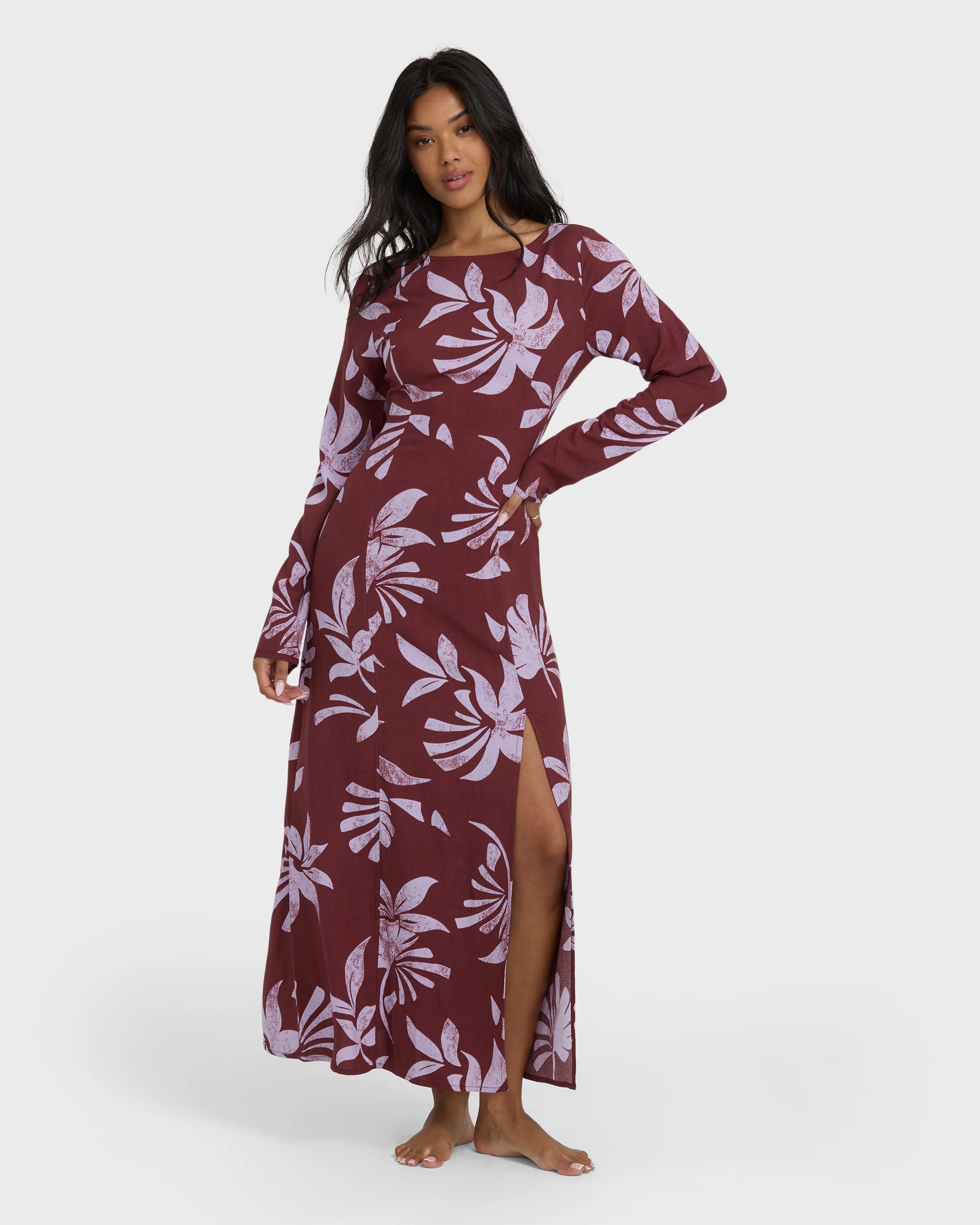 Romance You Maxi Dress - Pinot - Image 4